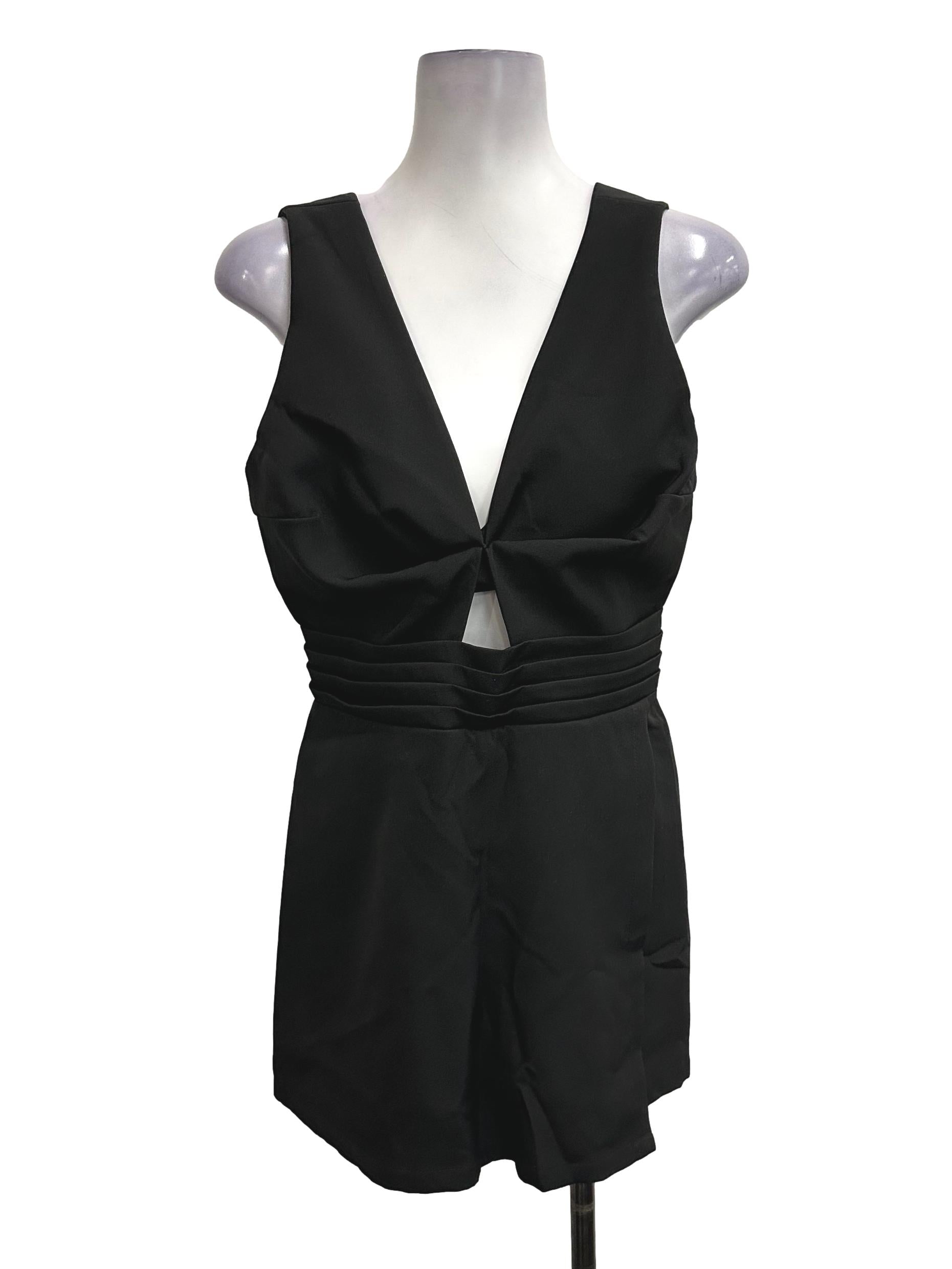 Black V Romper | REFASH
