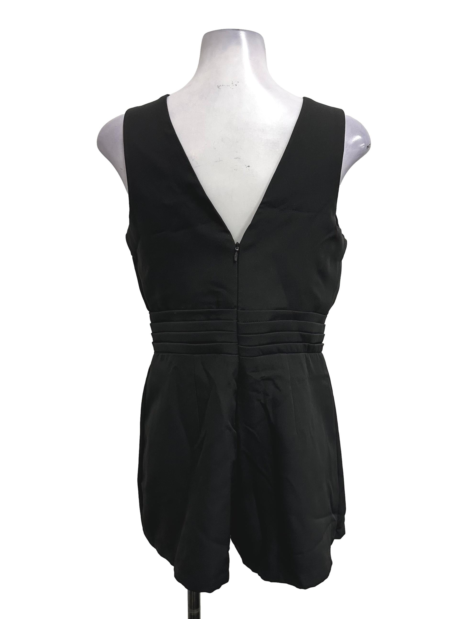 Black V Romper | REFASH