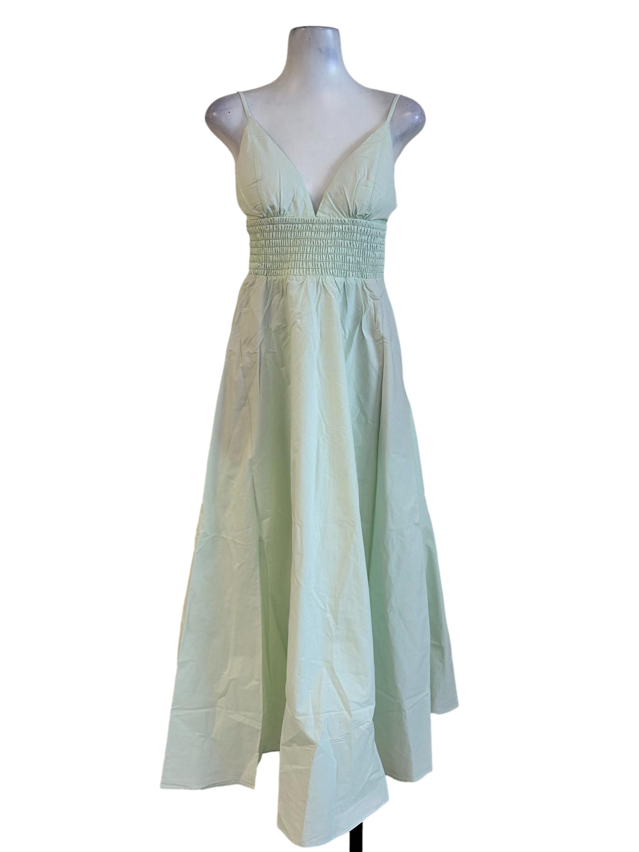 Mint Green Padded Dress