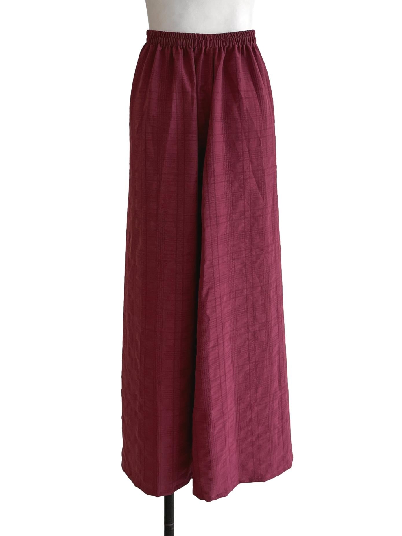 Punch Pink Box Pleated Skirt