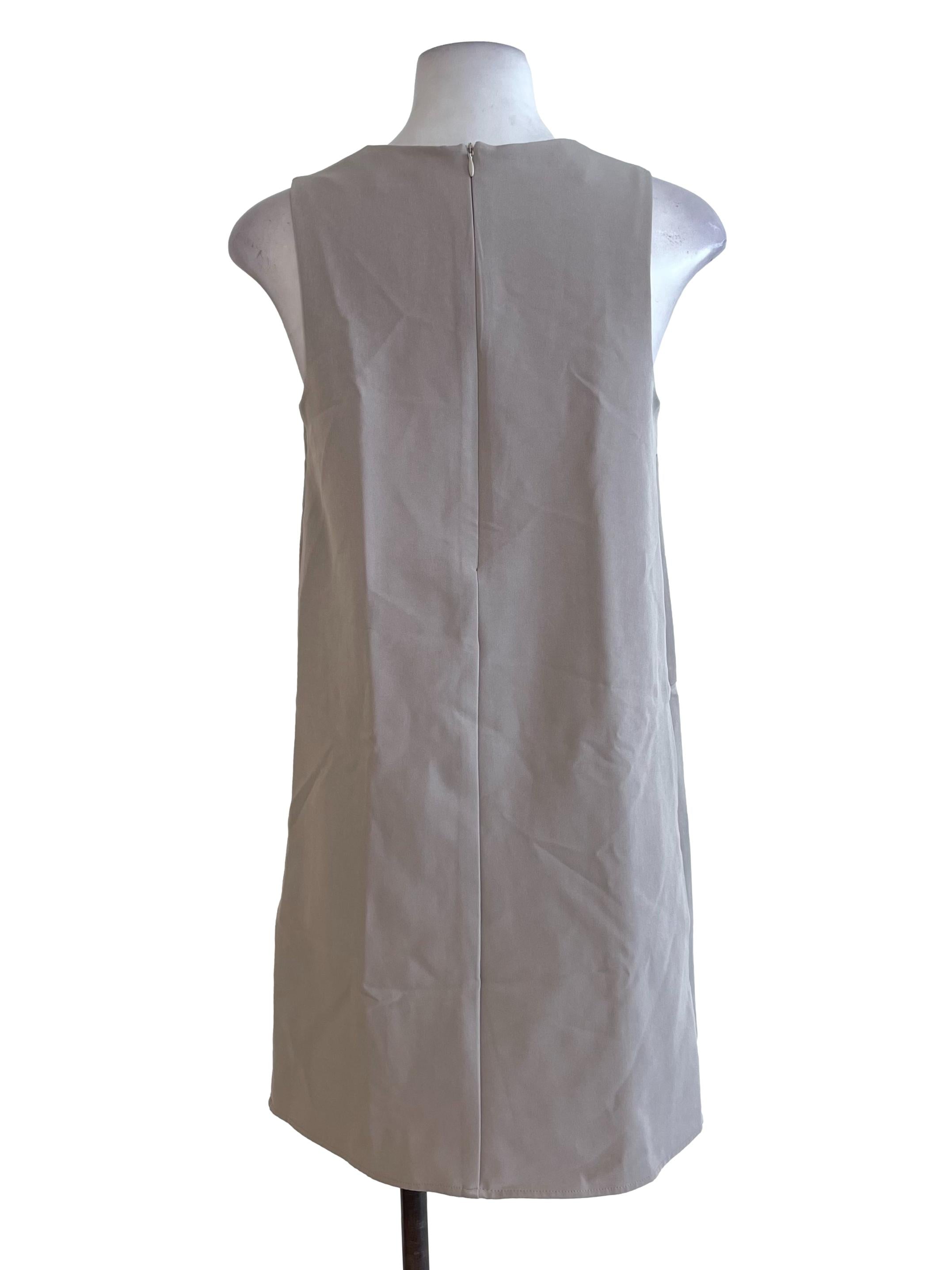 Oat Beige Yoke Dress