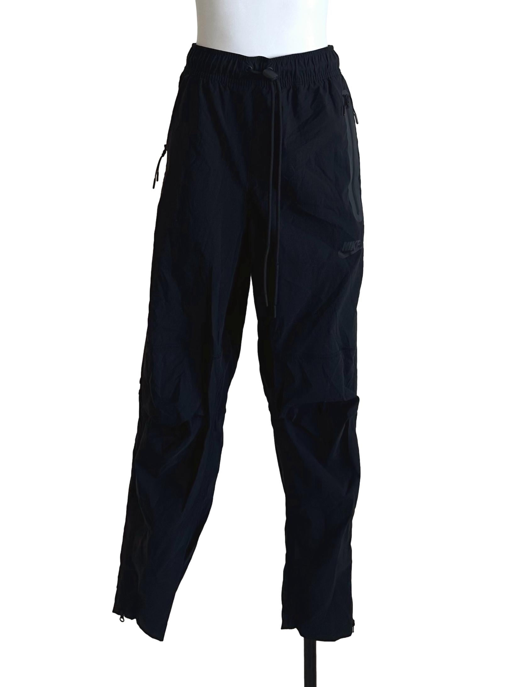 Onyx Black Elastic Waist Pants
