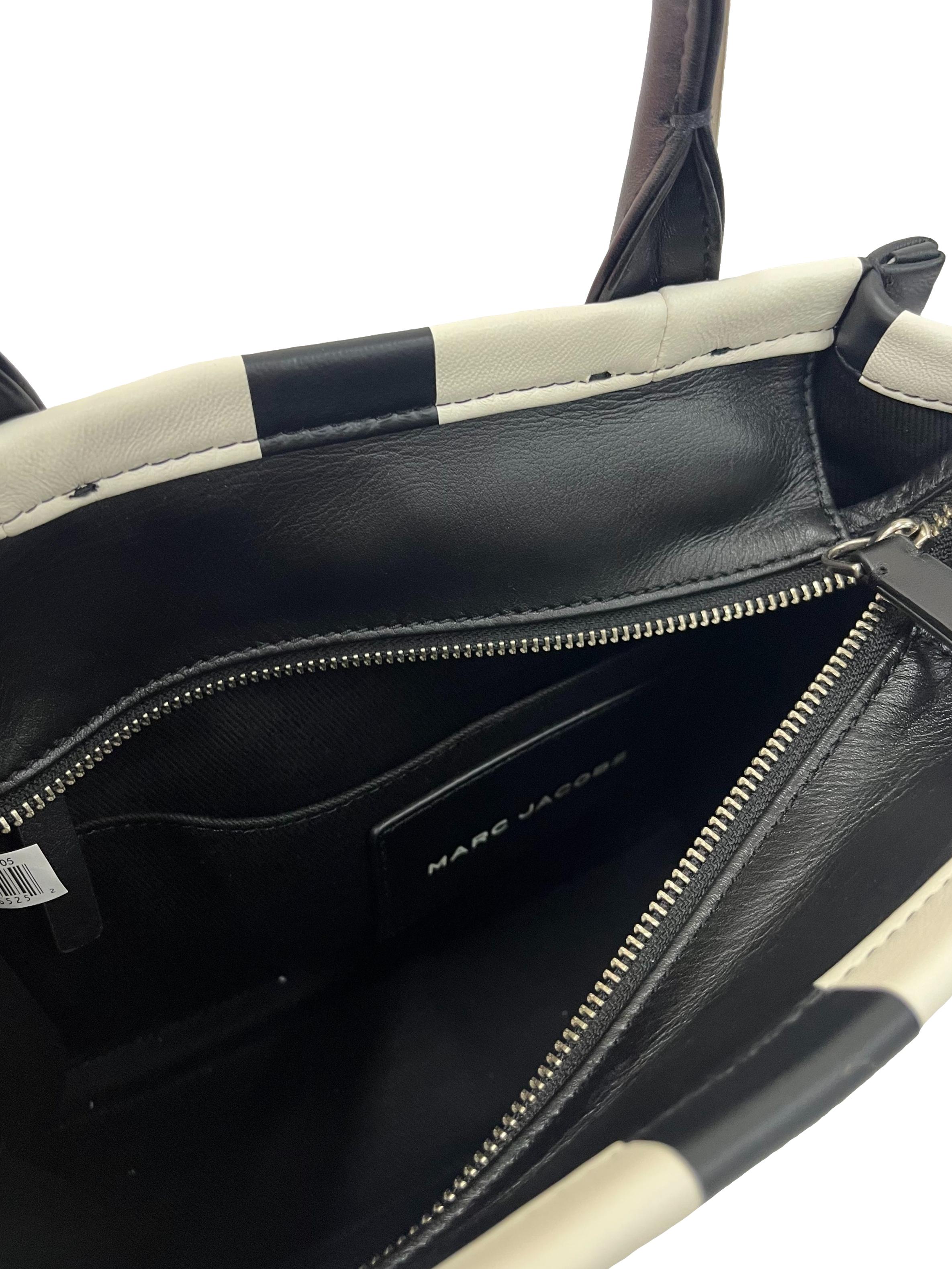 Black And White The Striped Small Tote Bag CSN