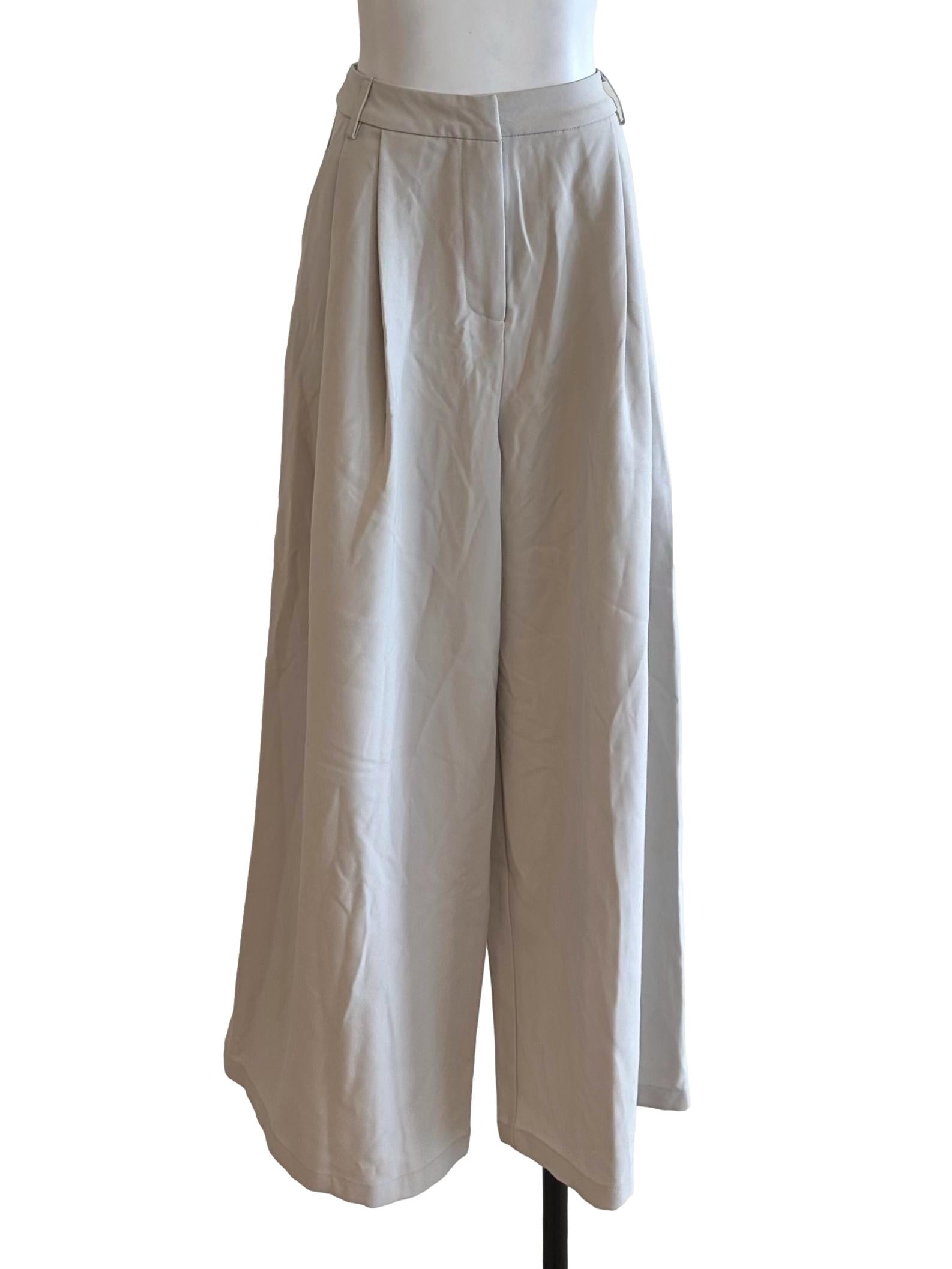 Oat Beige Wide Leg Palazzo TTR