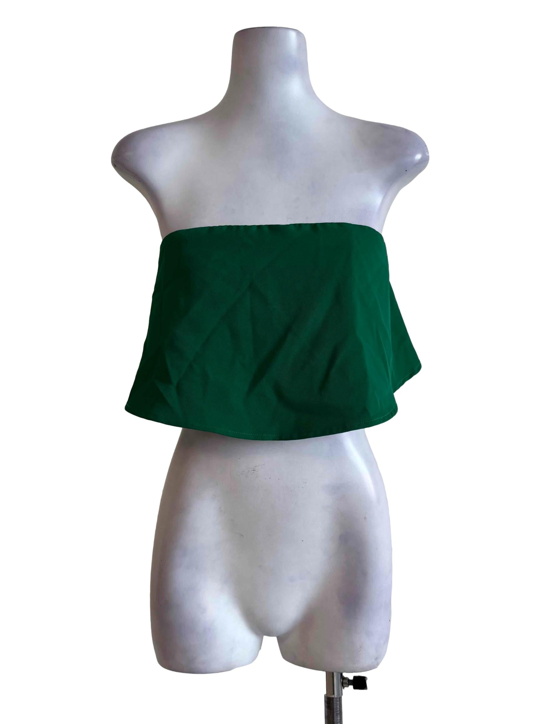 Bottle Green Sleeveless Top