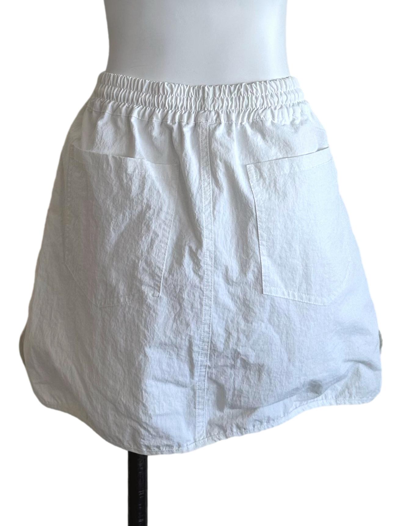Snow White Elastic Waist Skorts