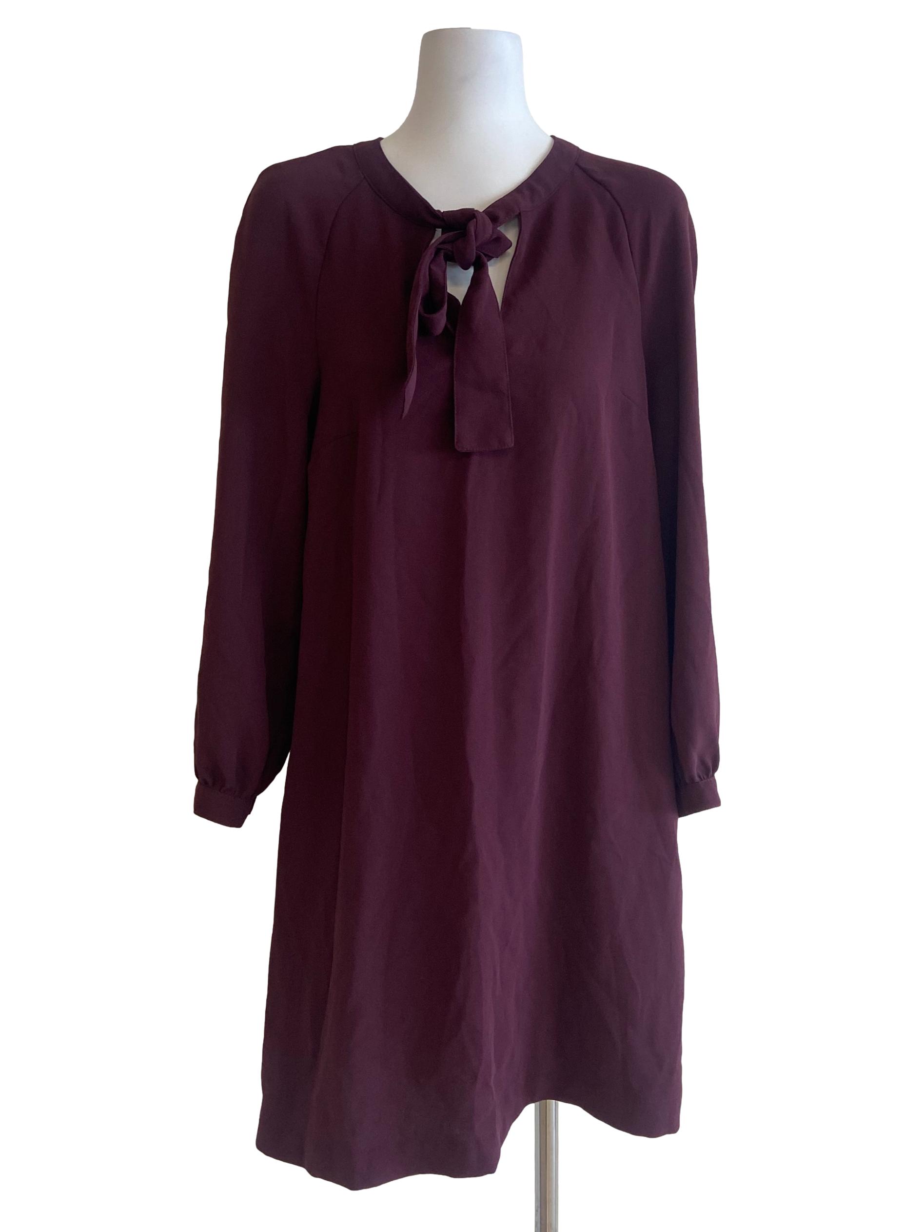 Brick Red Twill Dress