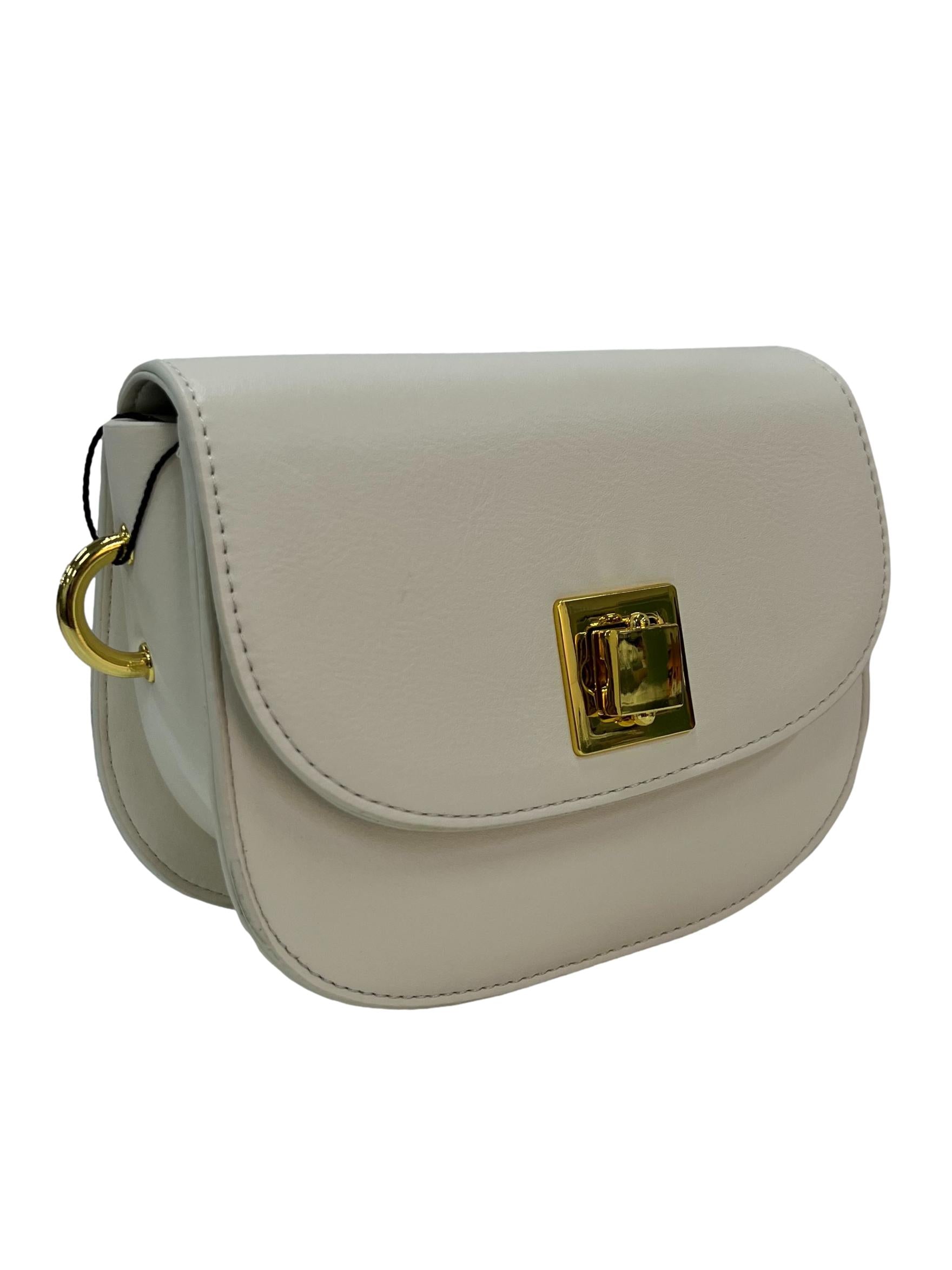 Front Flap Bag - White