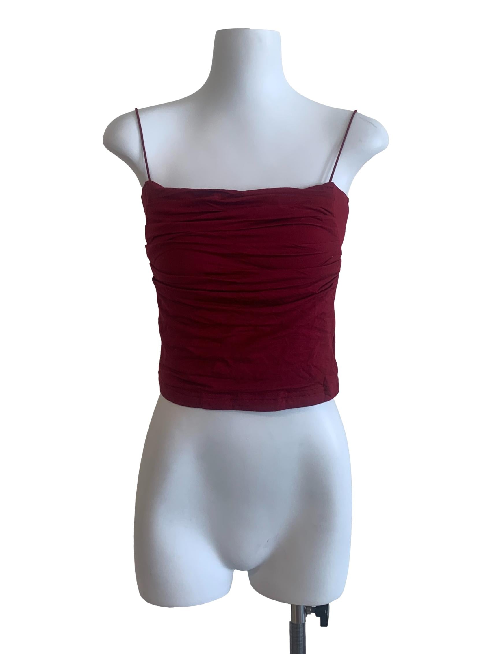 Ruby Red Tube Top