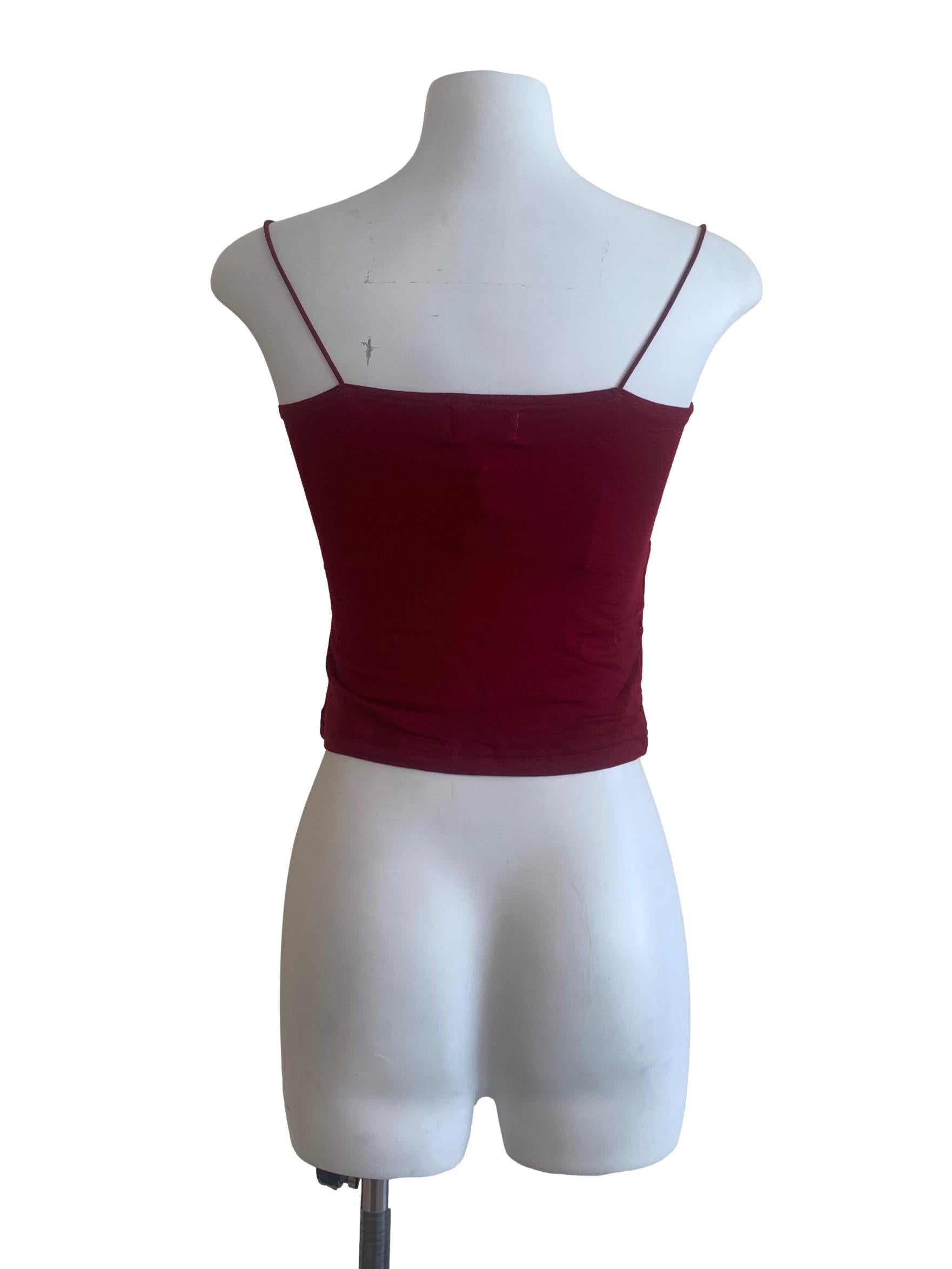 Ruby Red Tube Top
