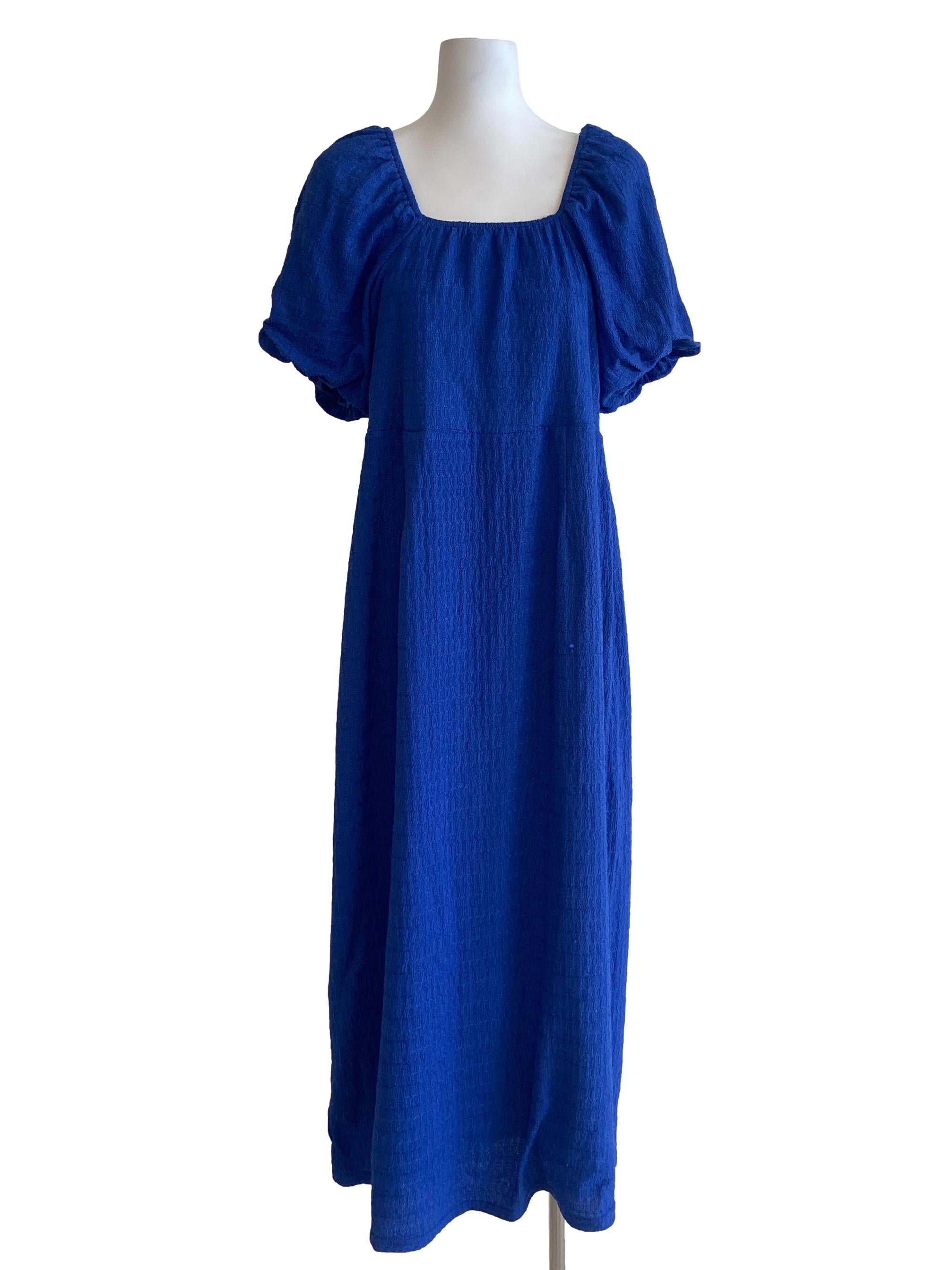 Cobalt Blue Stretchable Empire Dress