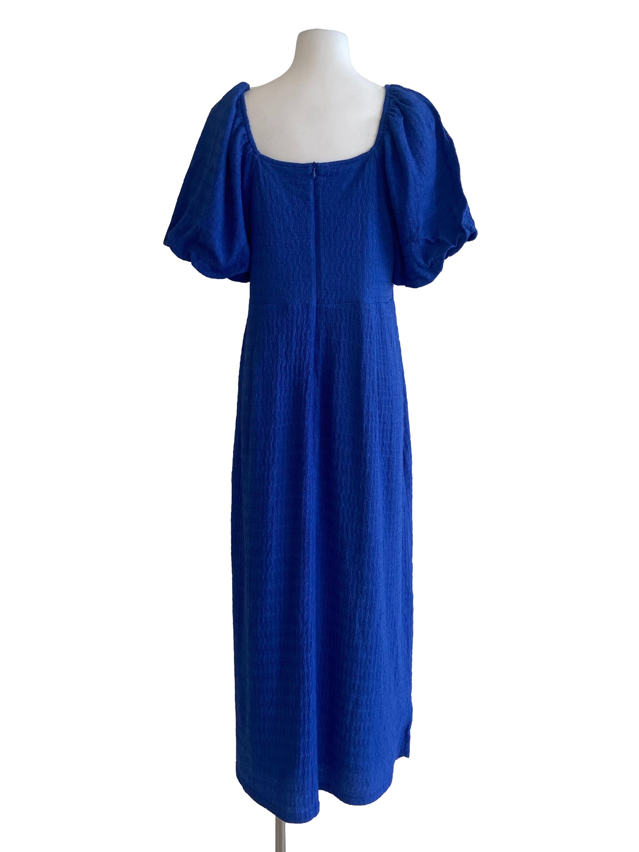 Cobalt Blue Stretchable Empire Dress