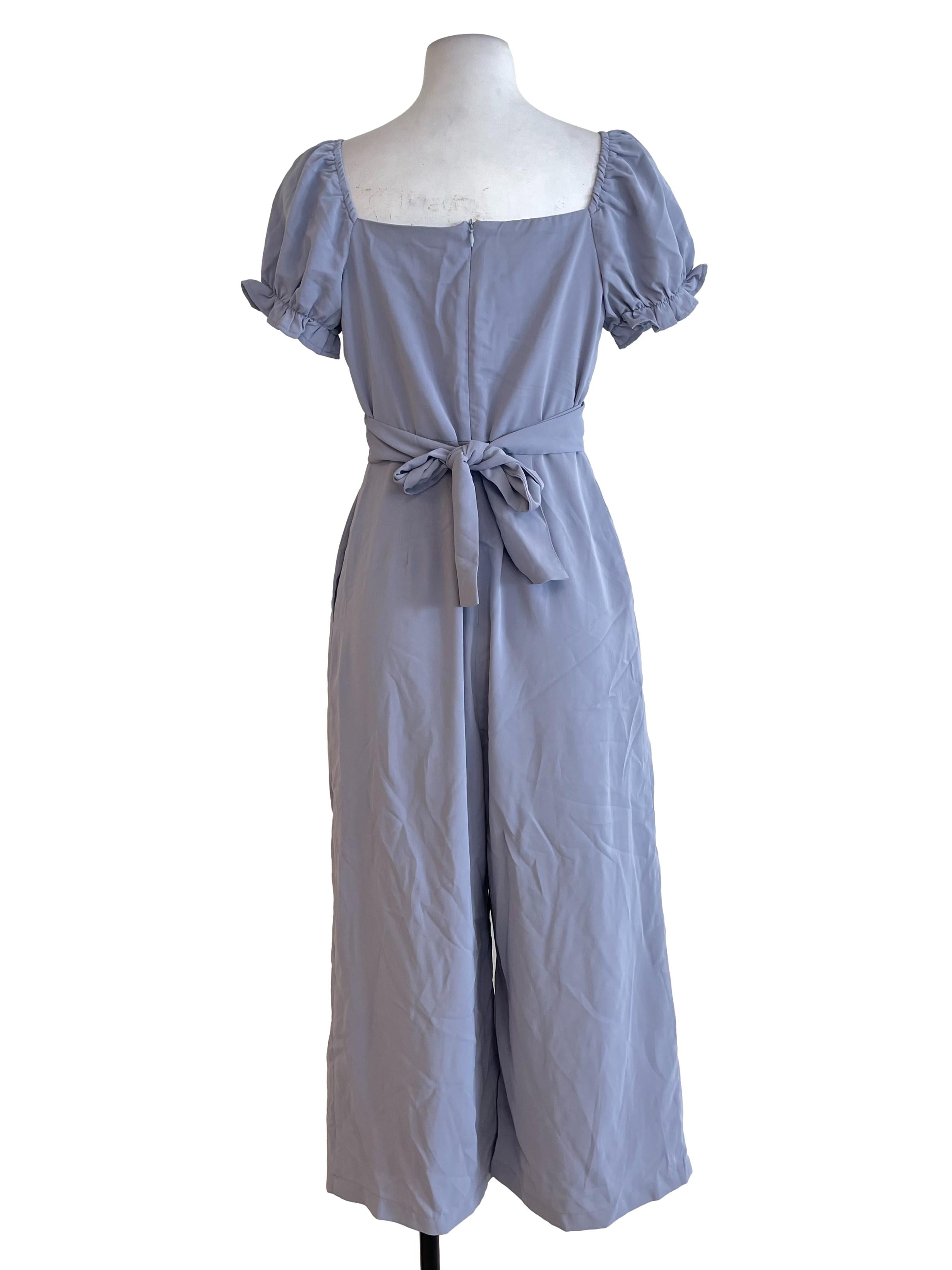 Ash Blue Sweetheart Jumpsuit