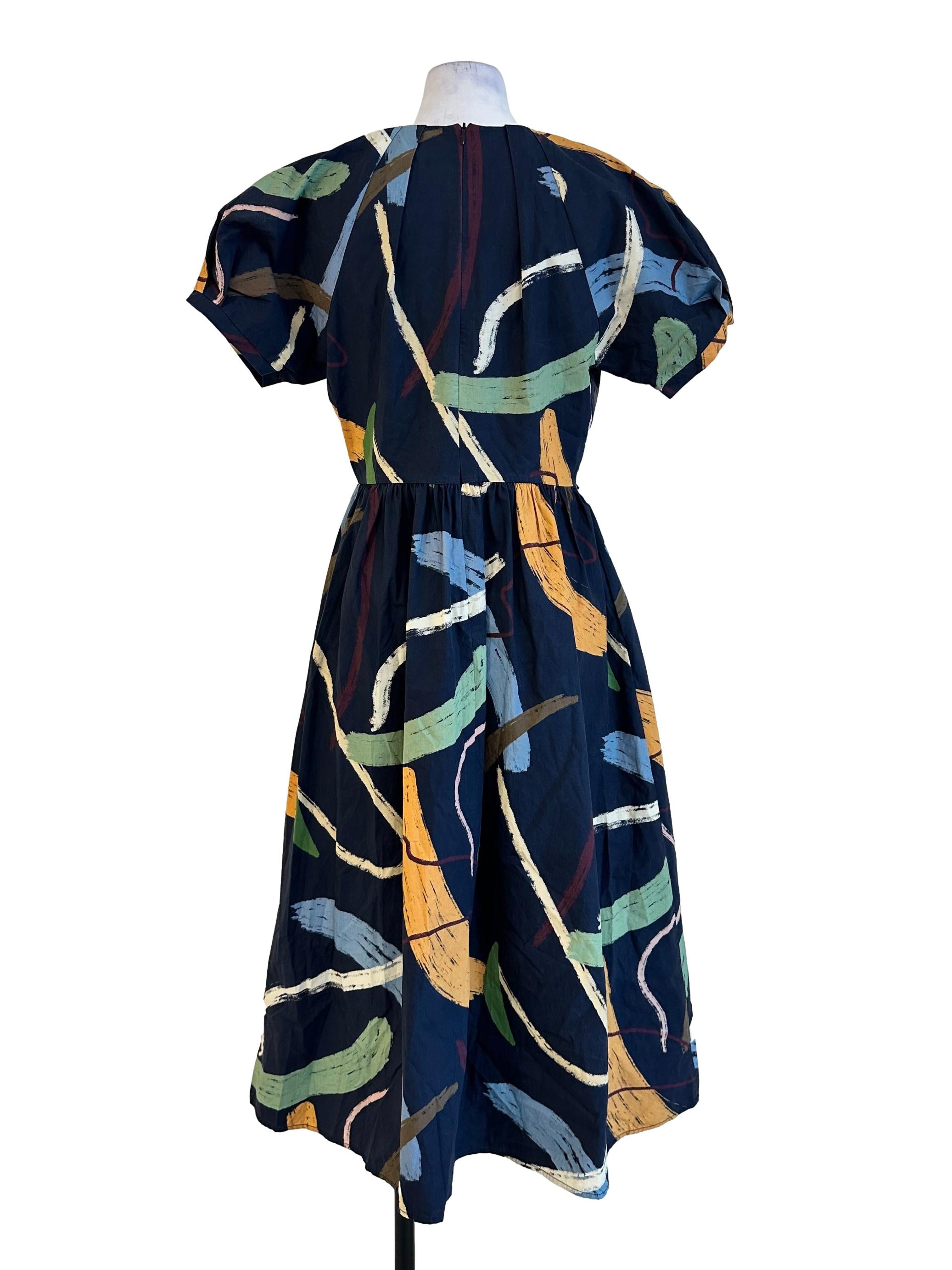 Courtyard Gathered Midi Dress OSN