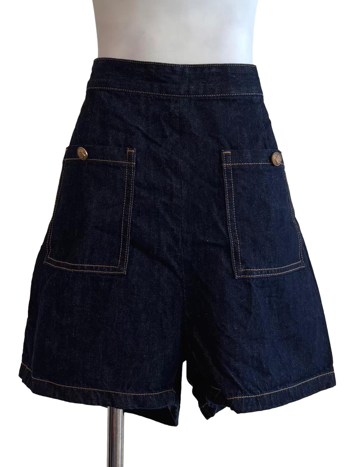 Blue Denim Jean Shorts