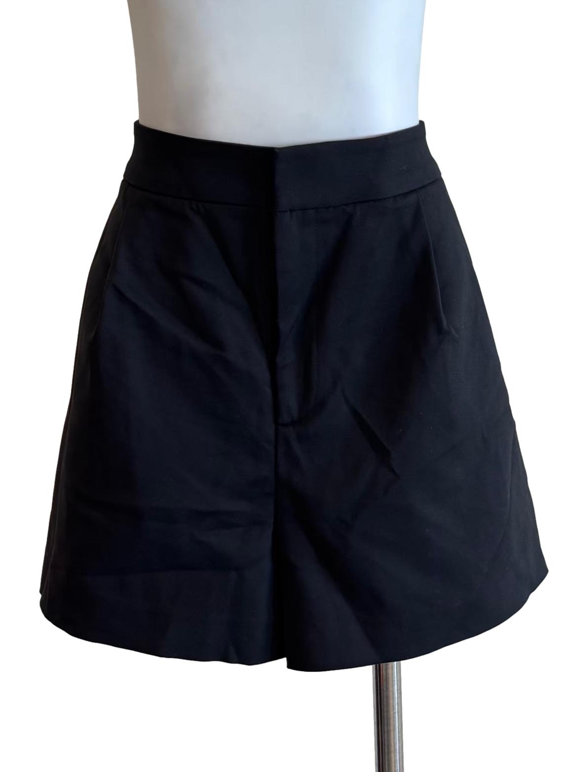 Slate Black Wide Shorts