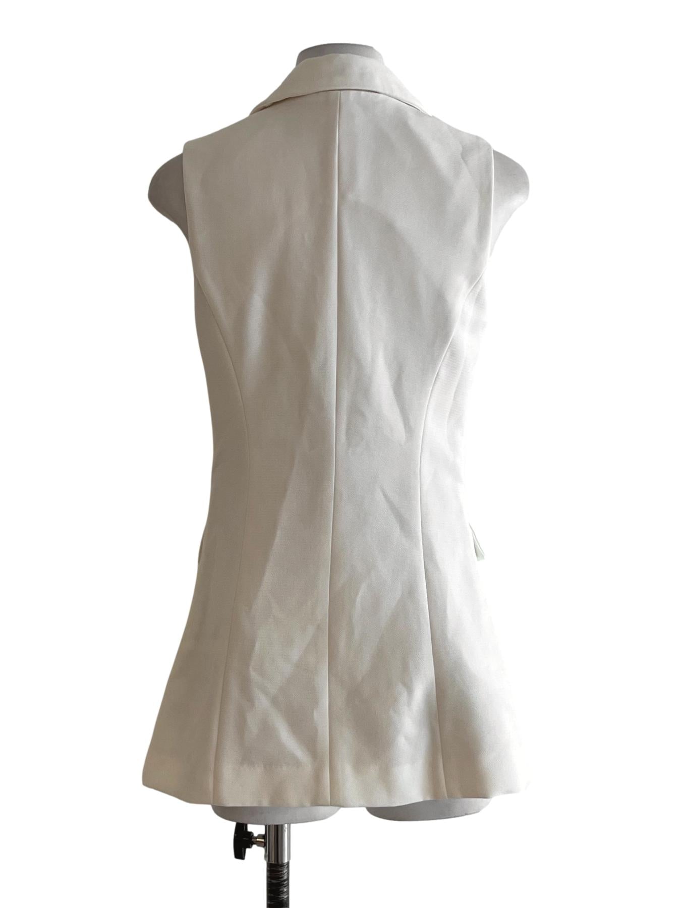 White Wing Collar Sheath Dress