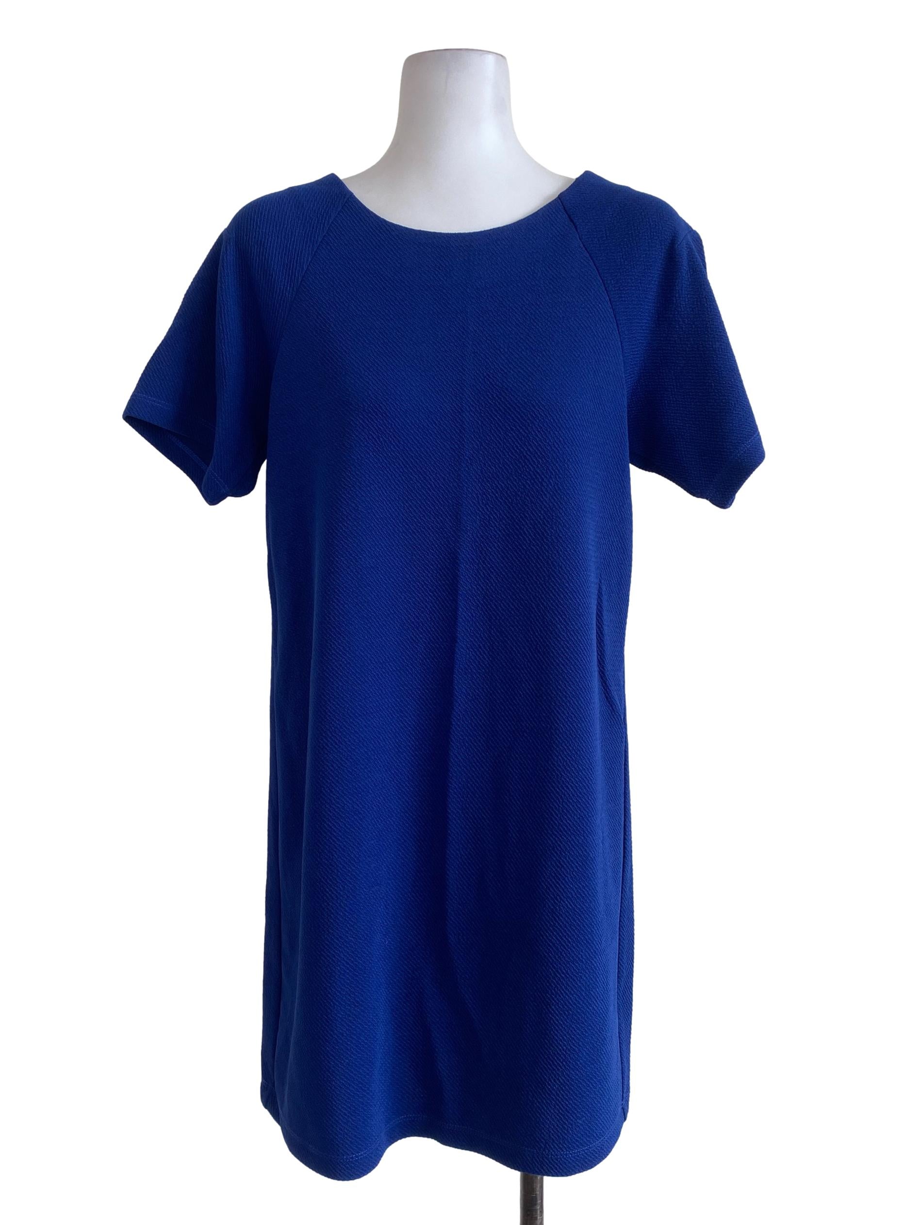 Electric Blue Twill Dress