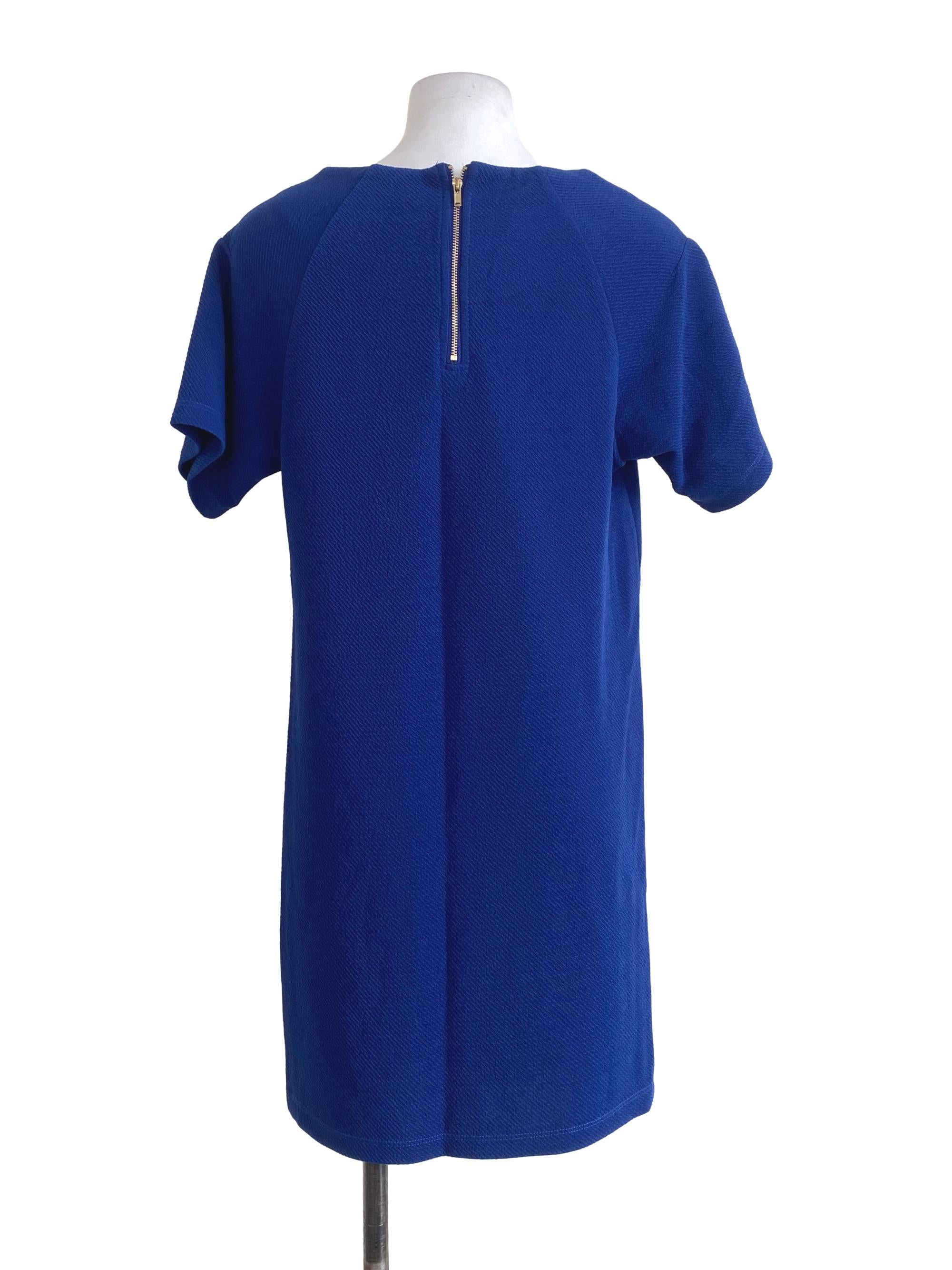 Electric Blue Twill Dress