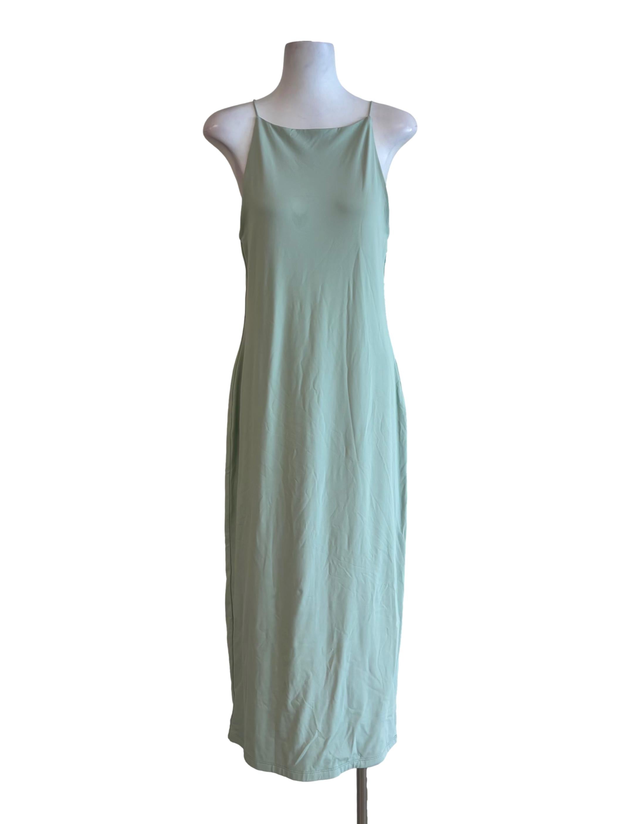 Mint Green Sleeveless Sheath Dress
