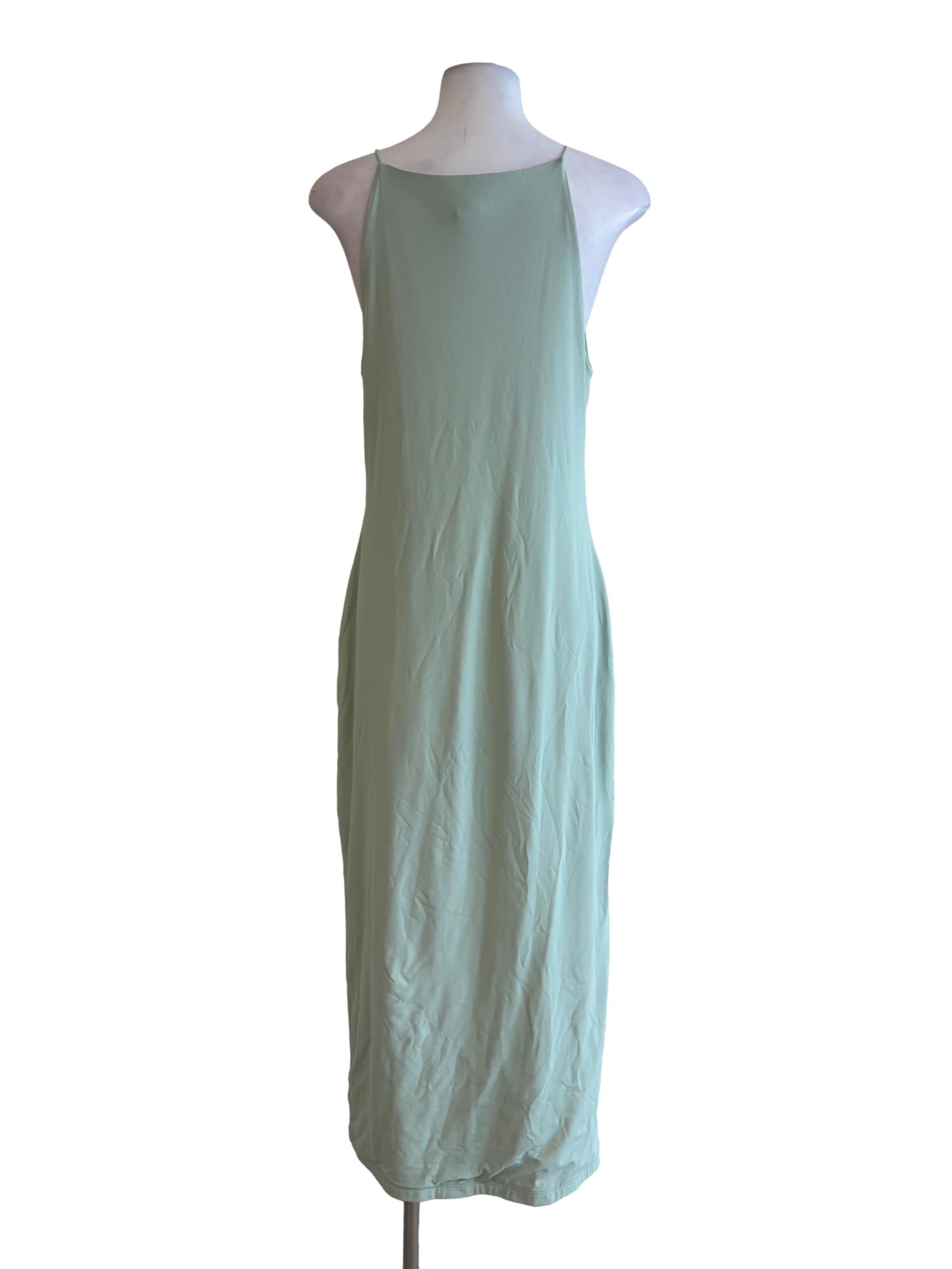 Mint Green Sleeveless Sheath Dress