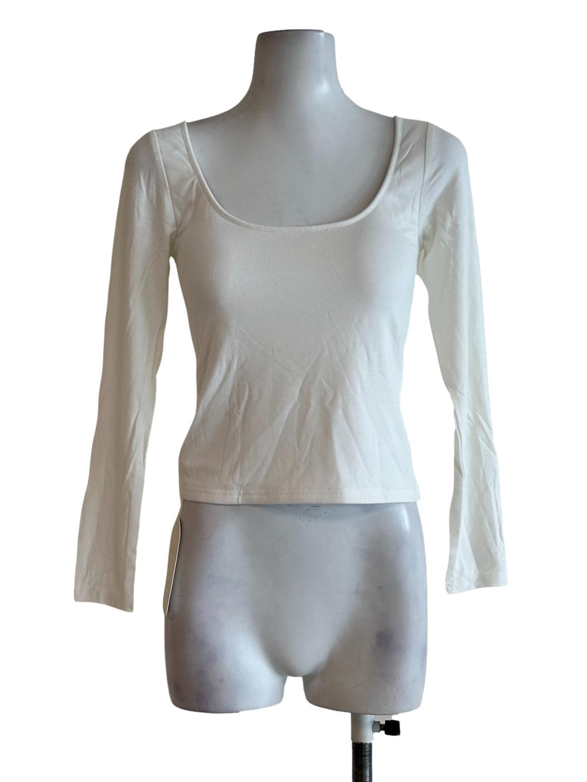 White Joanna Padded Reversible Top