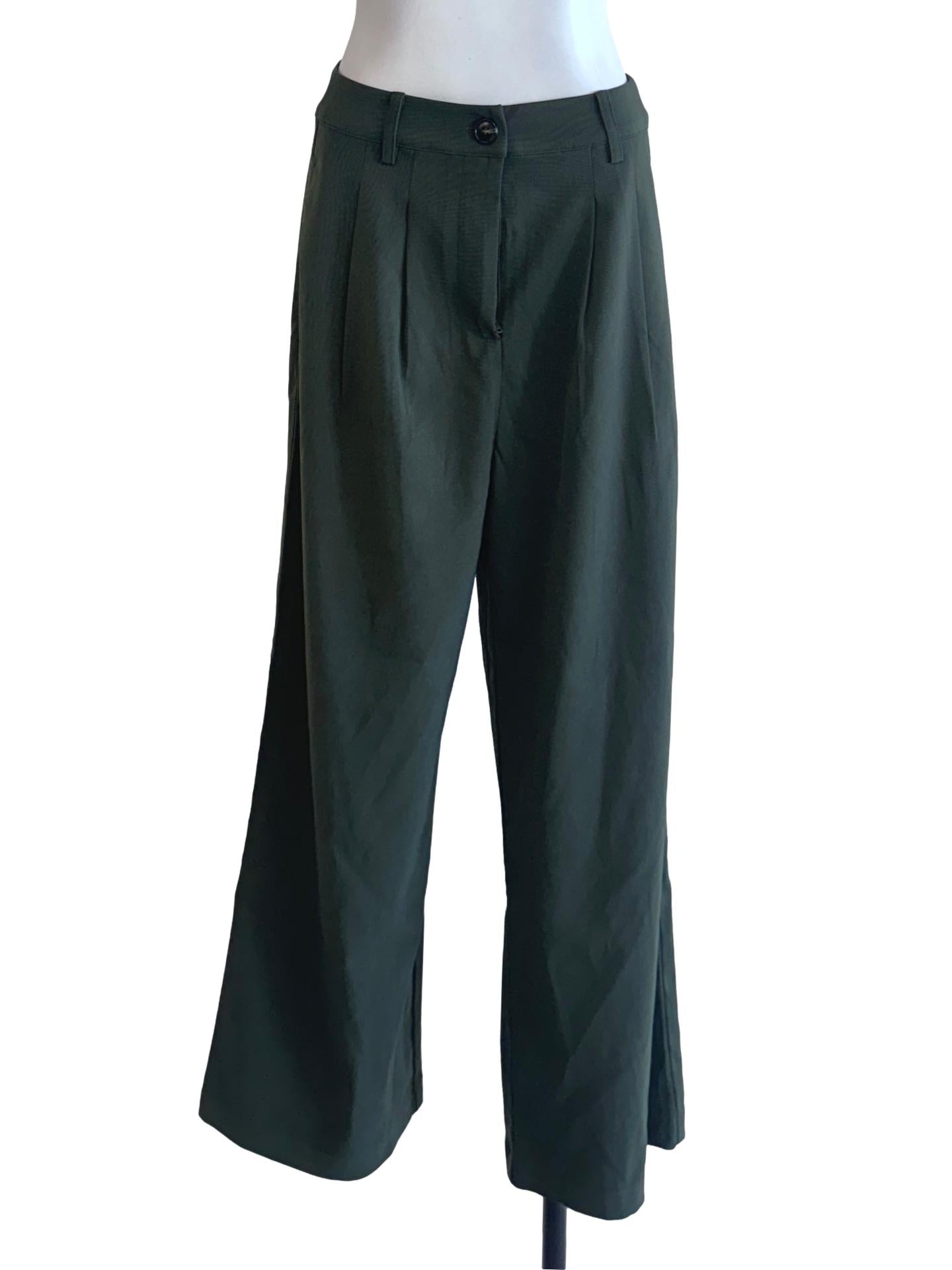 Green Formal Pants