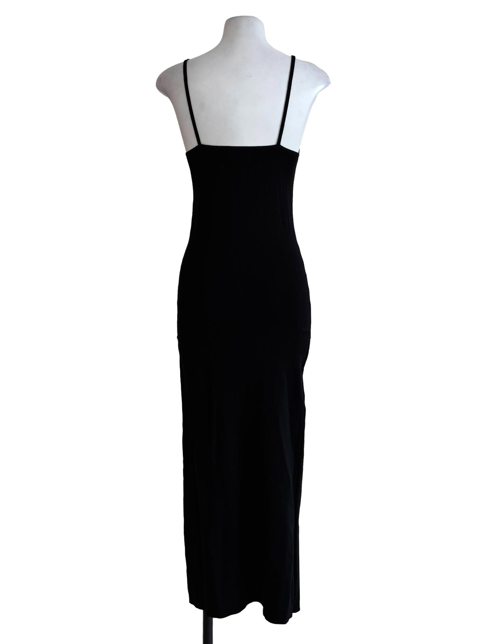 Night Black Jewel Bodycon Dress