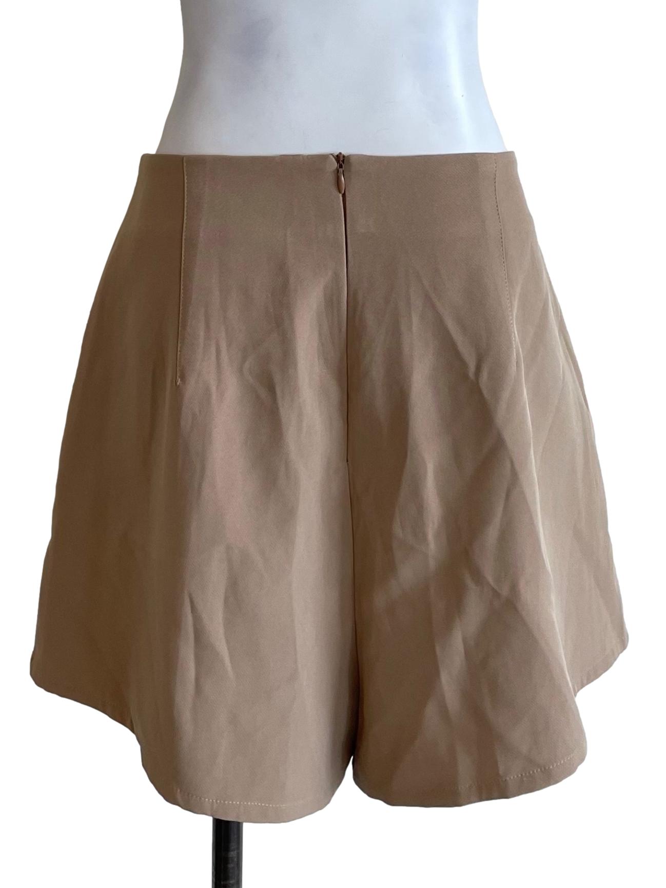 Khaki High Waist Shorts