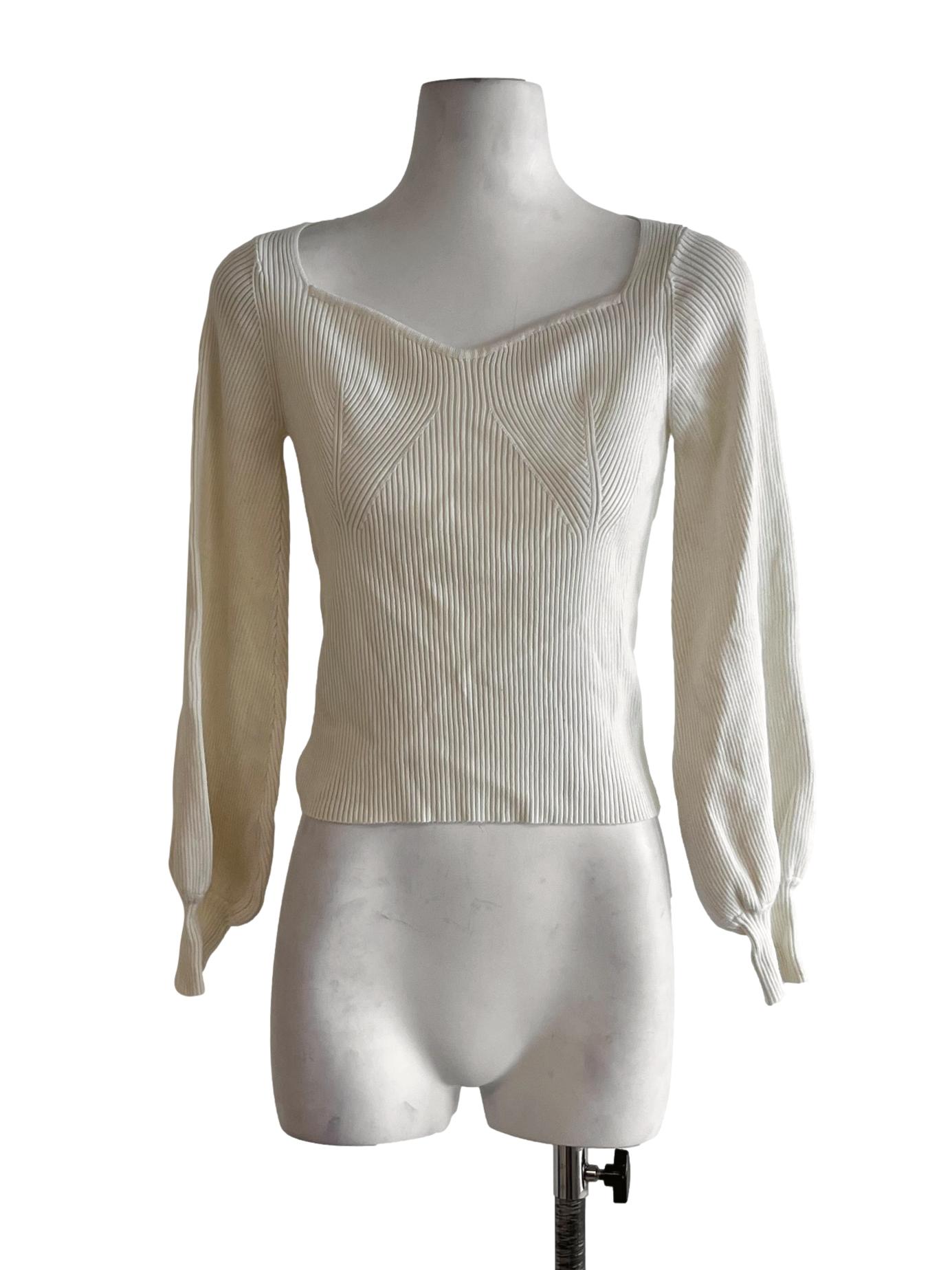 White Bengal Stripe Blouse