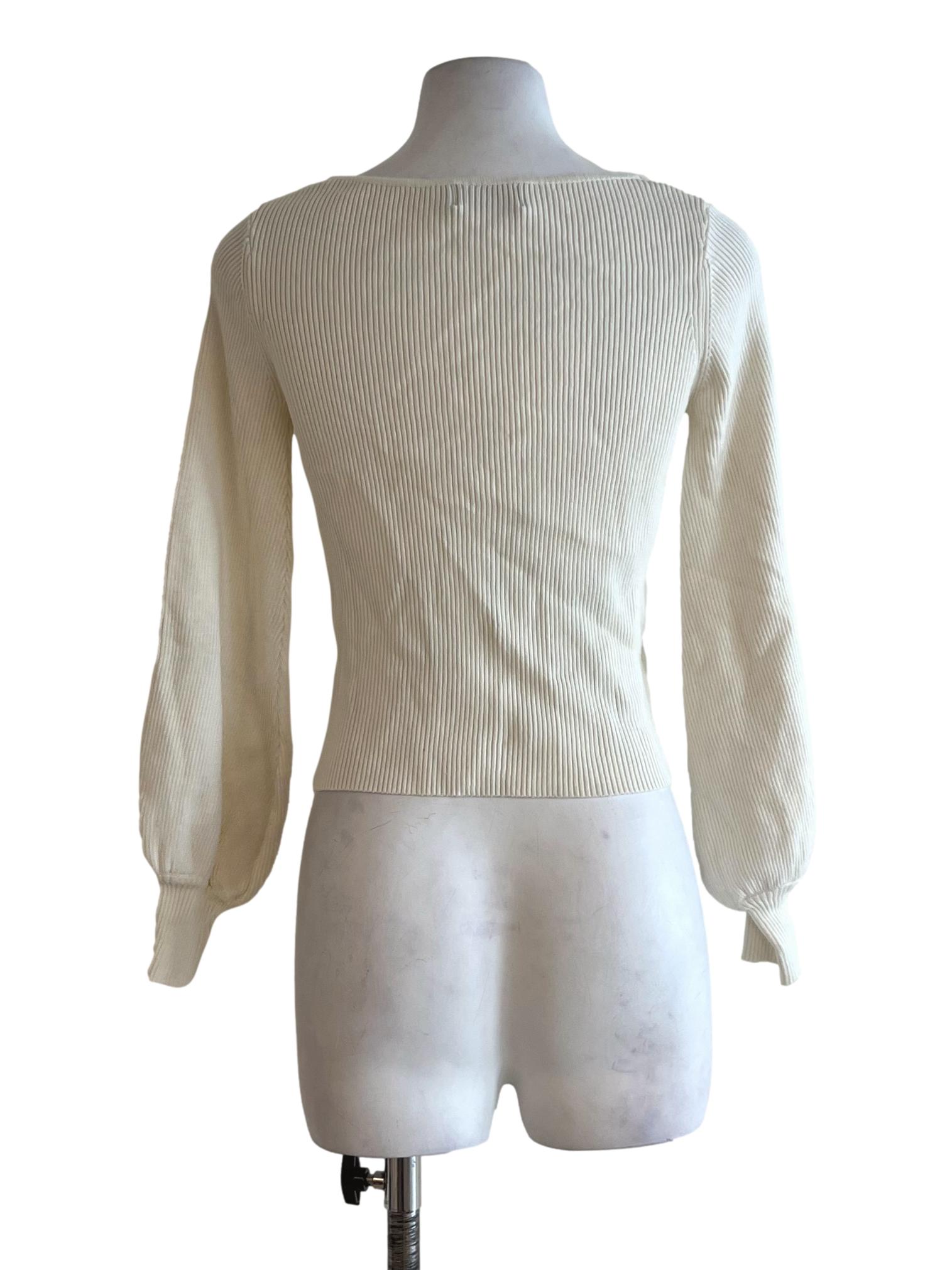 White Bengal Stripe Blouse