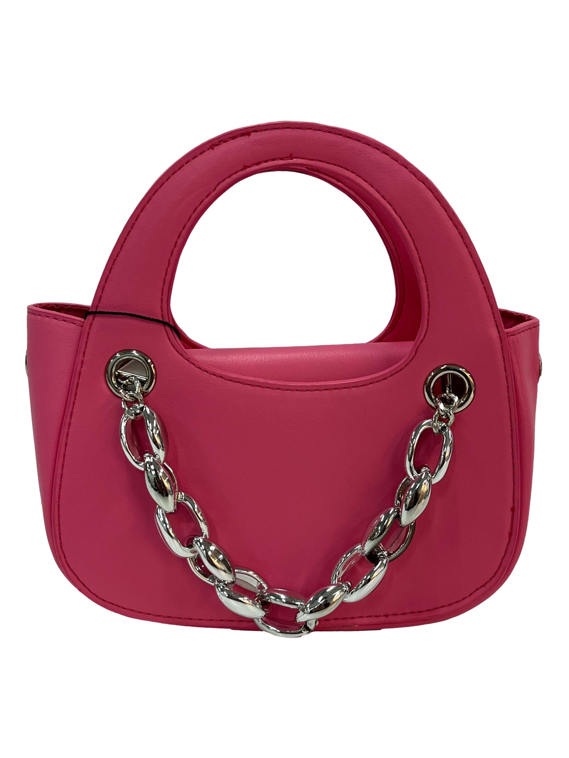 Chain Strap Mini Bag - Pink