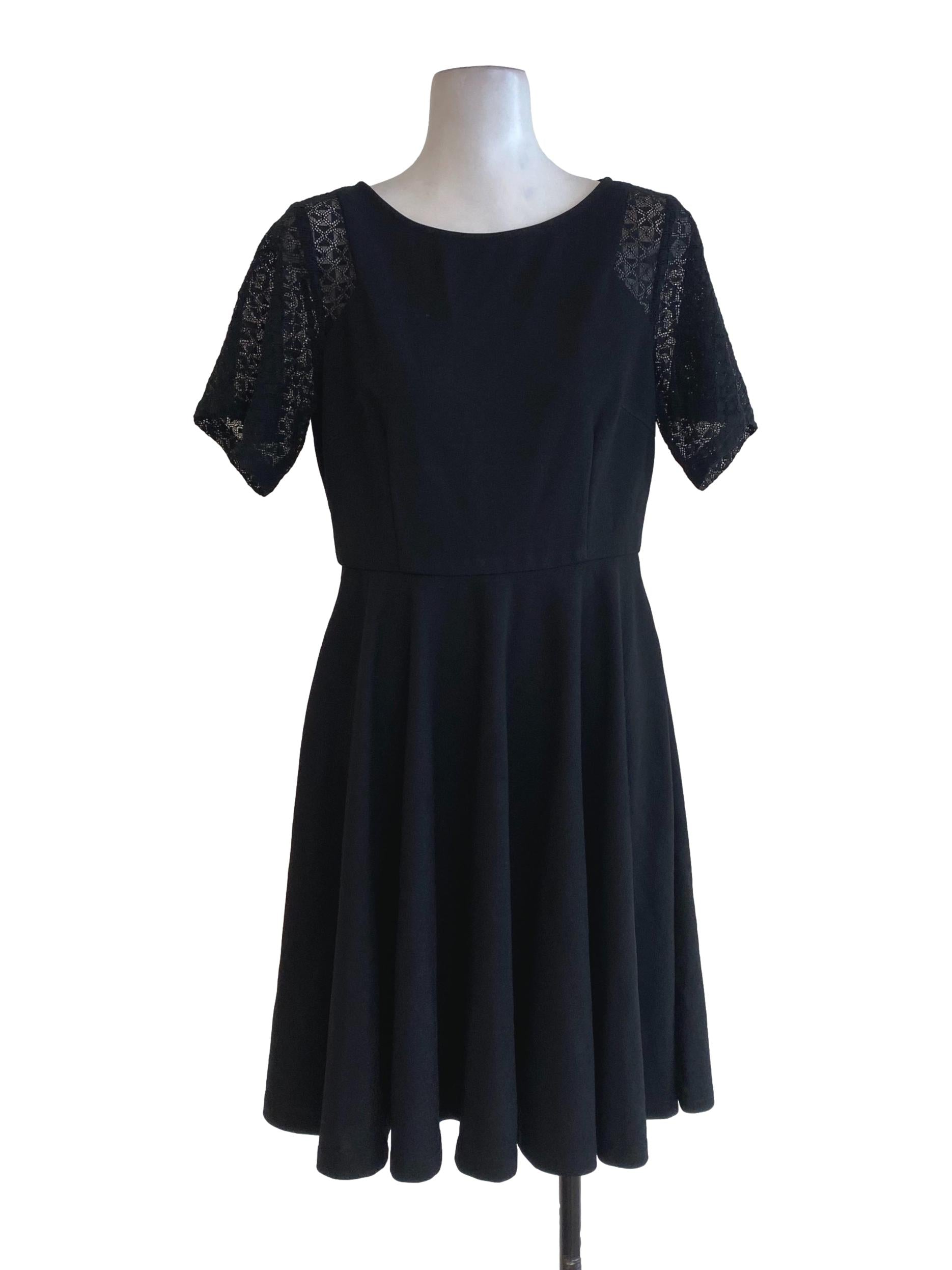 Black Blouson Dress