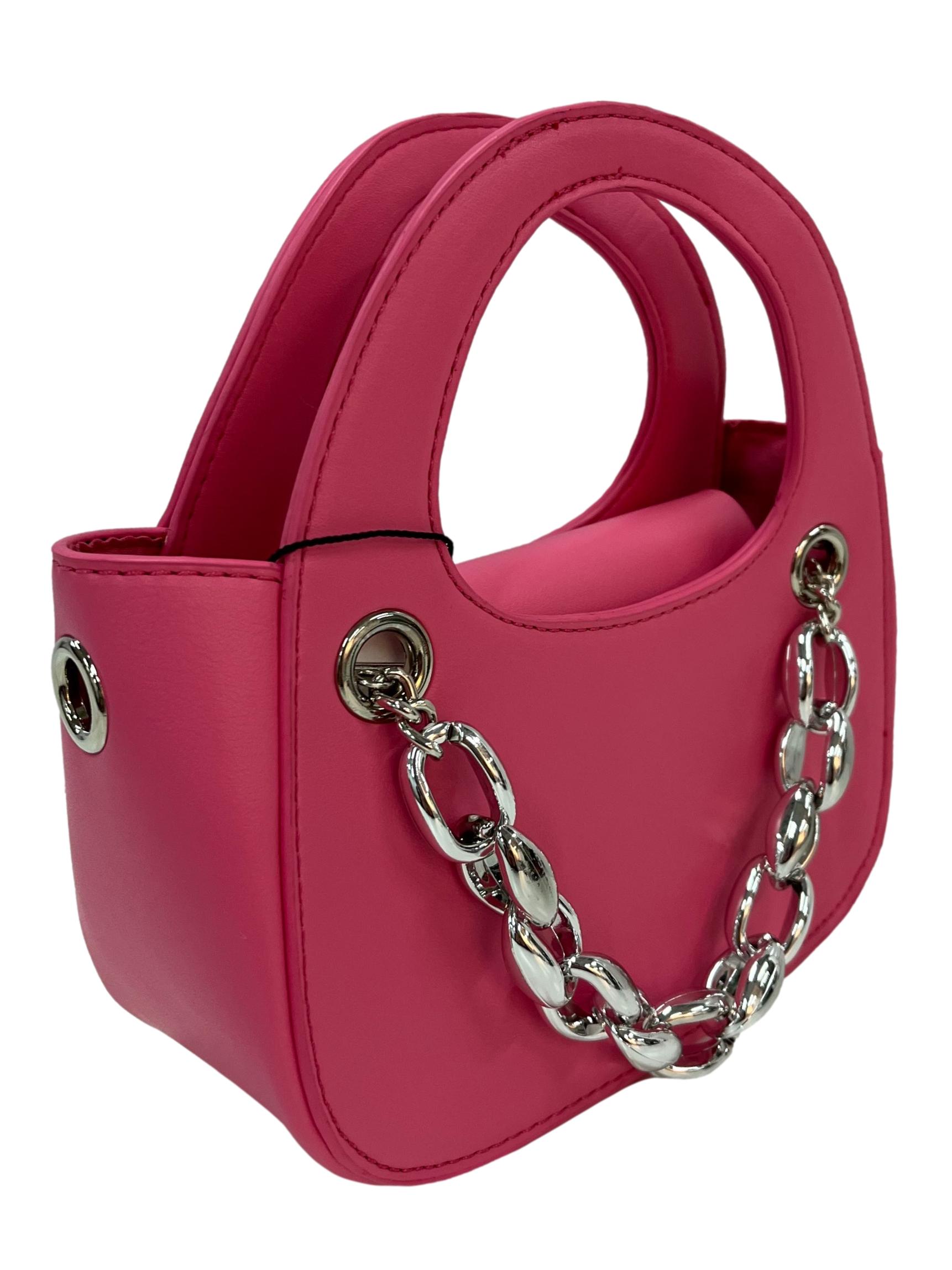 Chain Strap Mini Bag - Pink