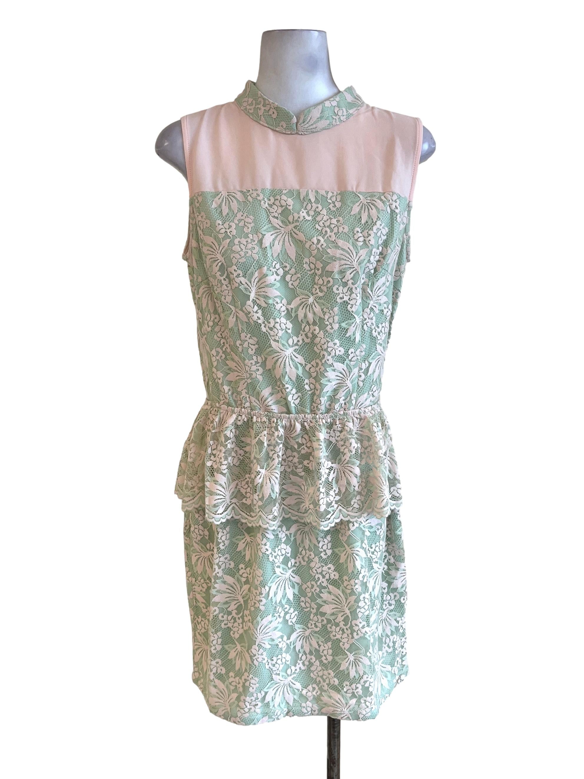 Mint Green Lacey Dress