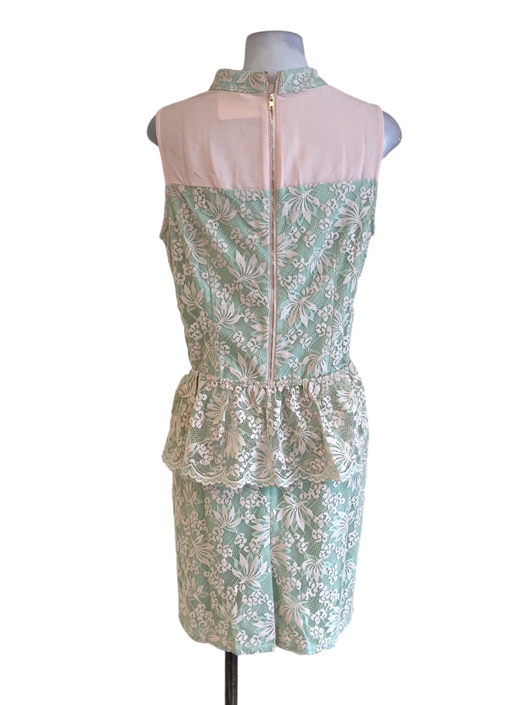Mint Green Lacey Dress