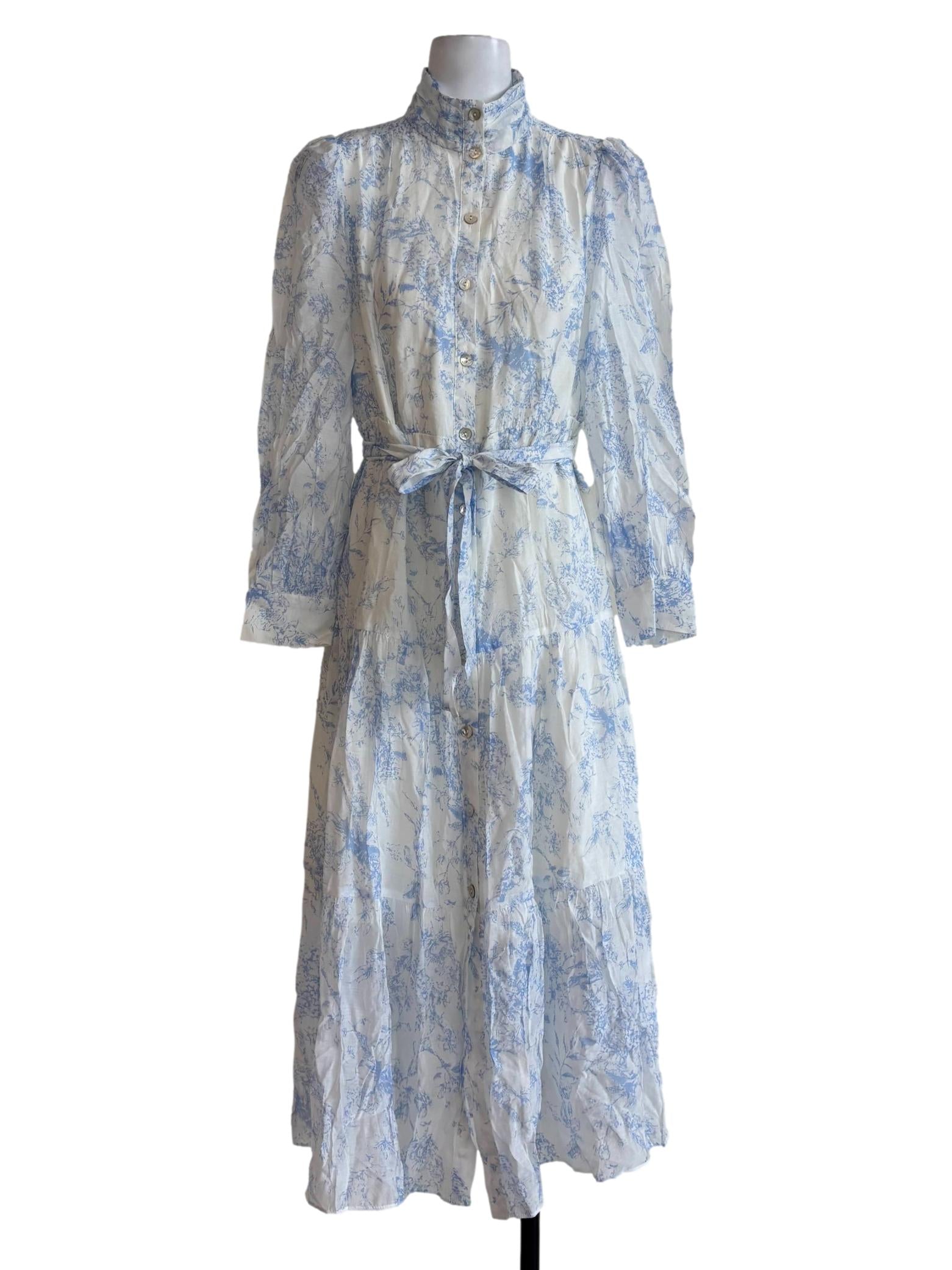 Powder White Longsleeve Mock Dress