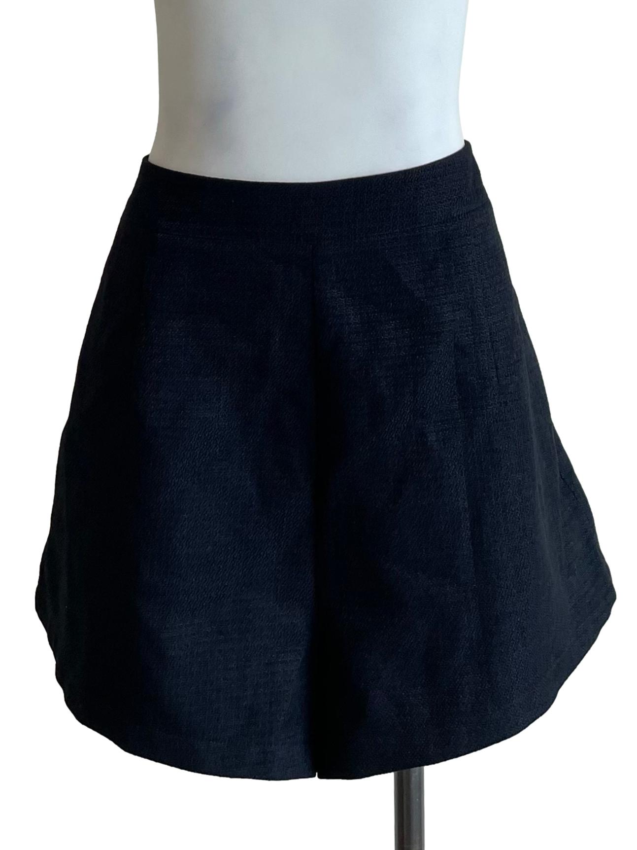 Deep Navy Tweed Formal Shorts