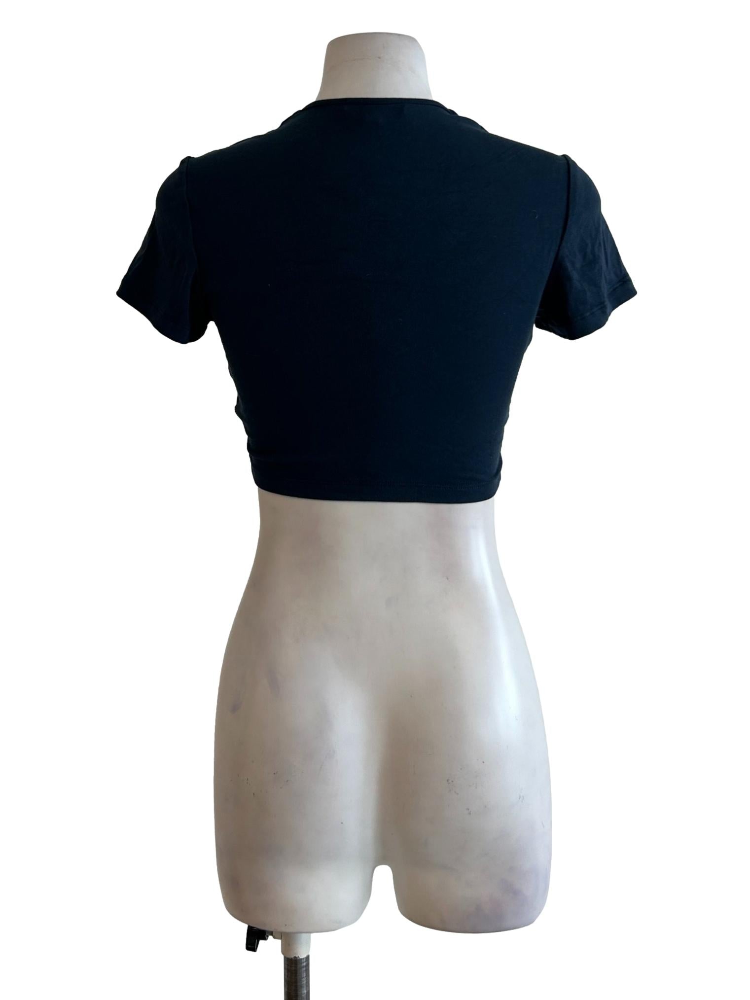 Aegan Blue Square Neck Top