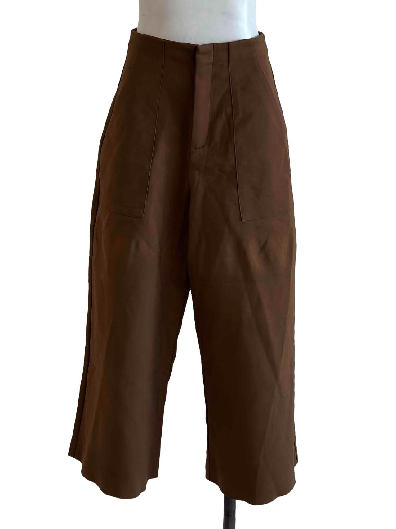 Hickory Brown Highwaisted Pants