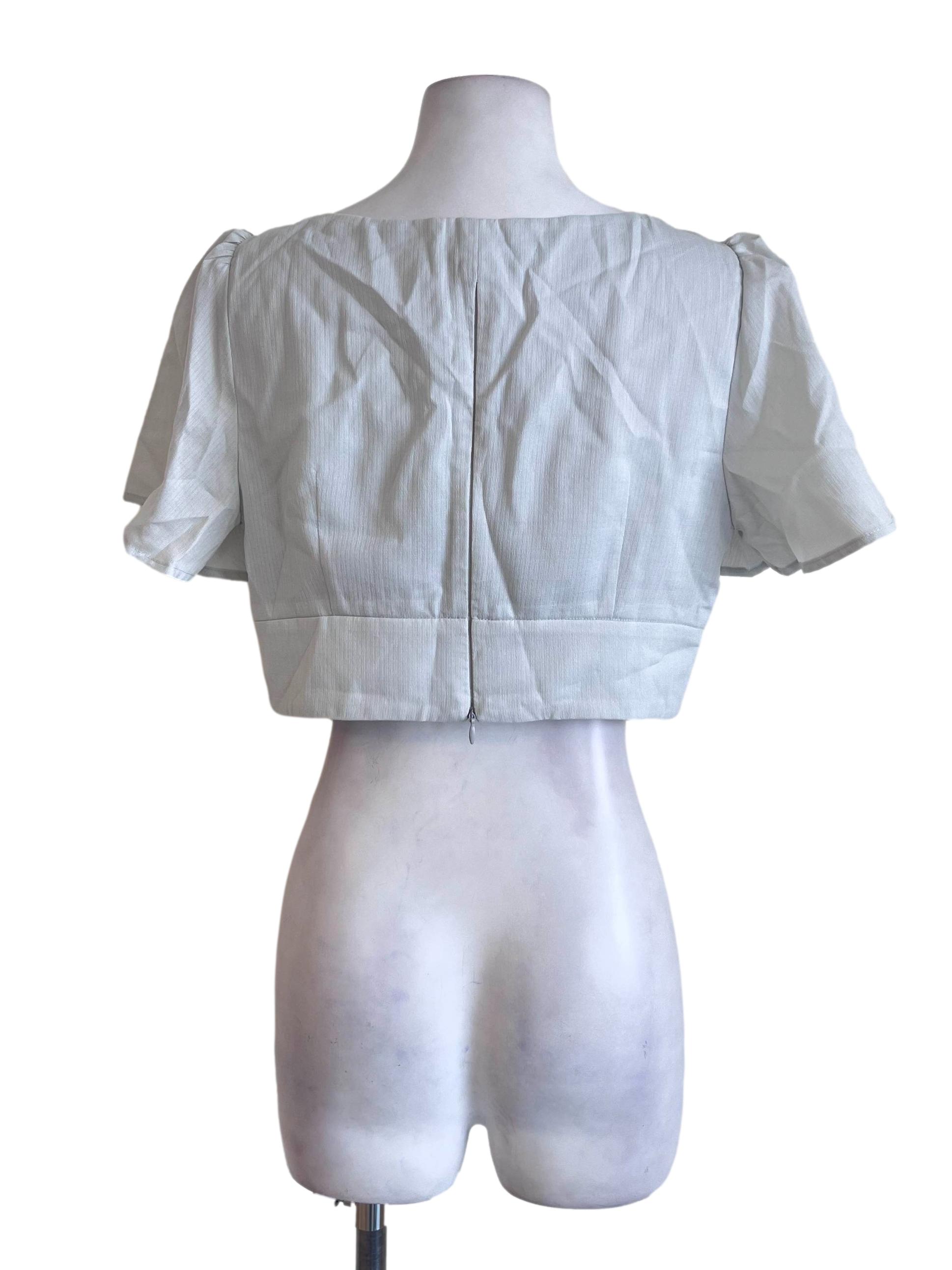 Snow White Cropped Top