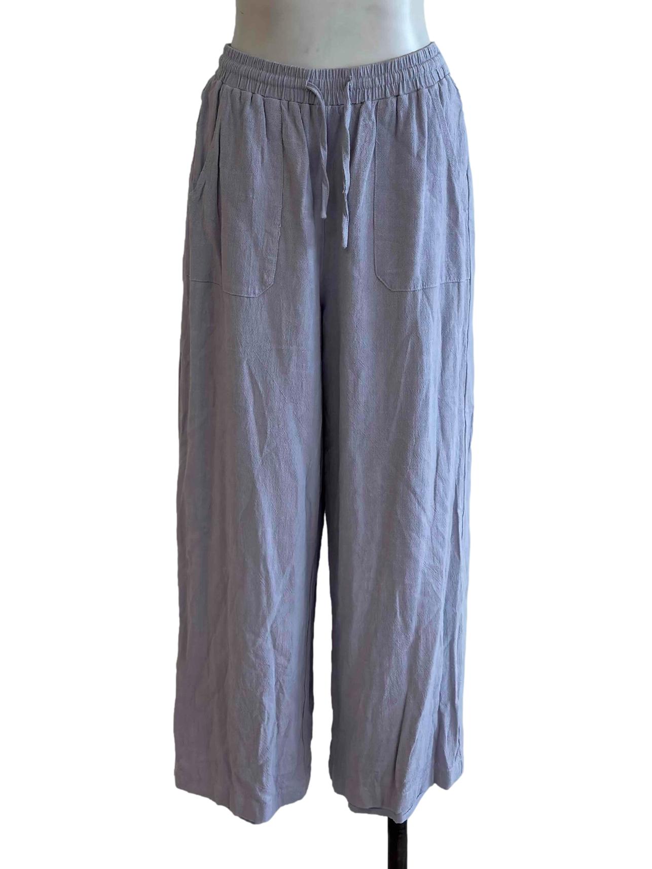 Light Purple Casual Pants
