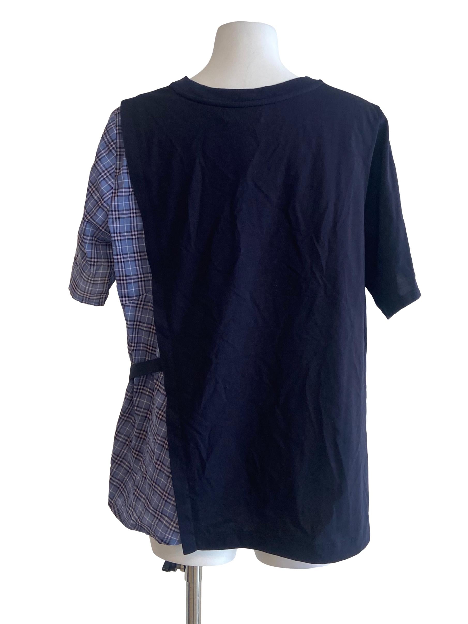 Black Twill Plain Blouse