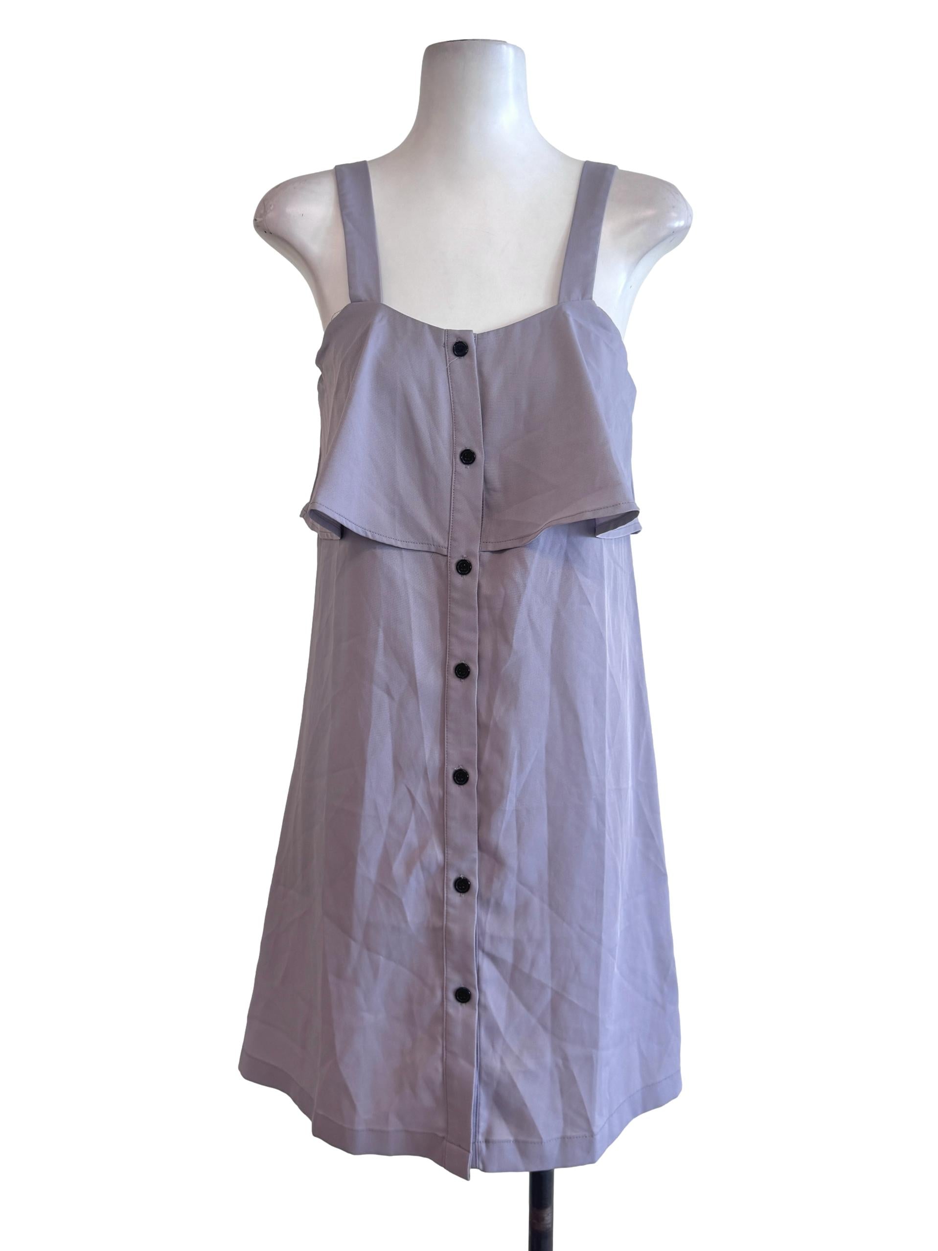 Heather Purple Sleeveless Dress