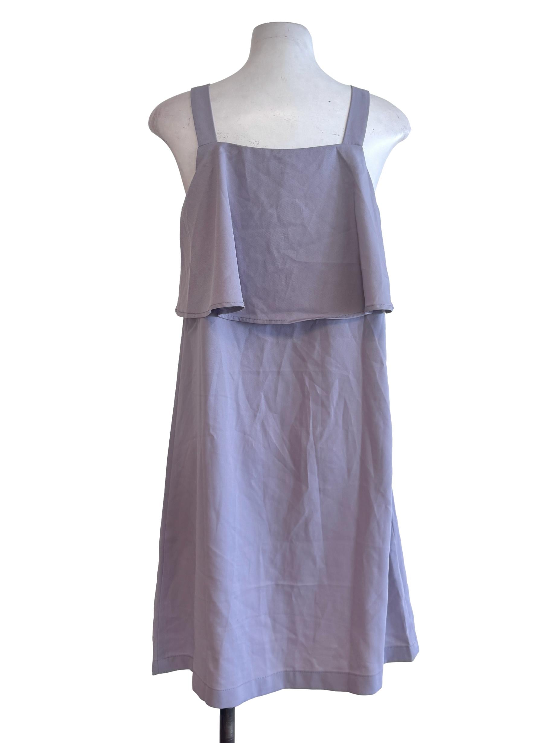 Heather Purple Sleeveless Dress