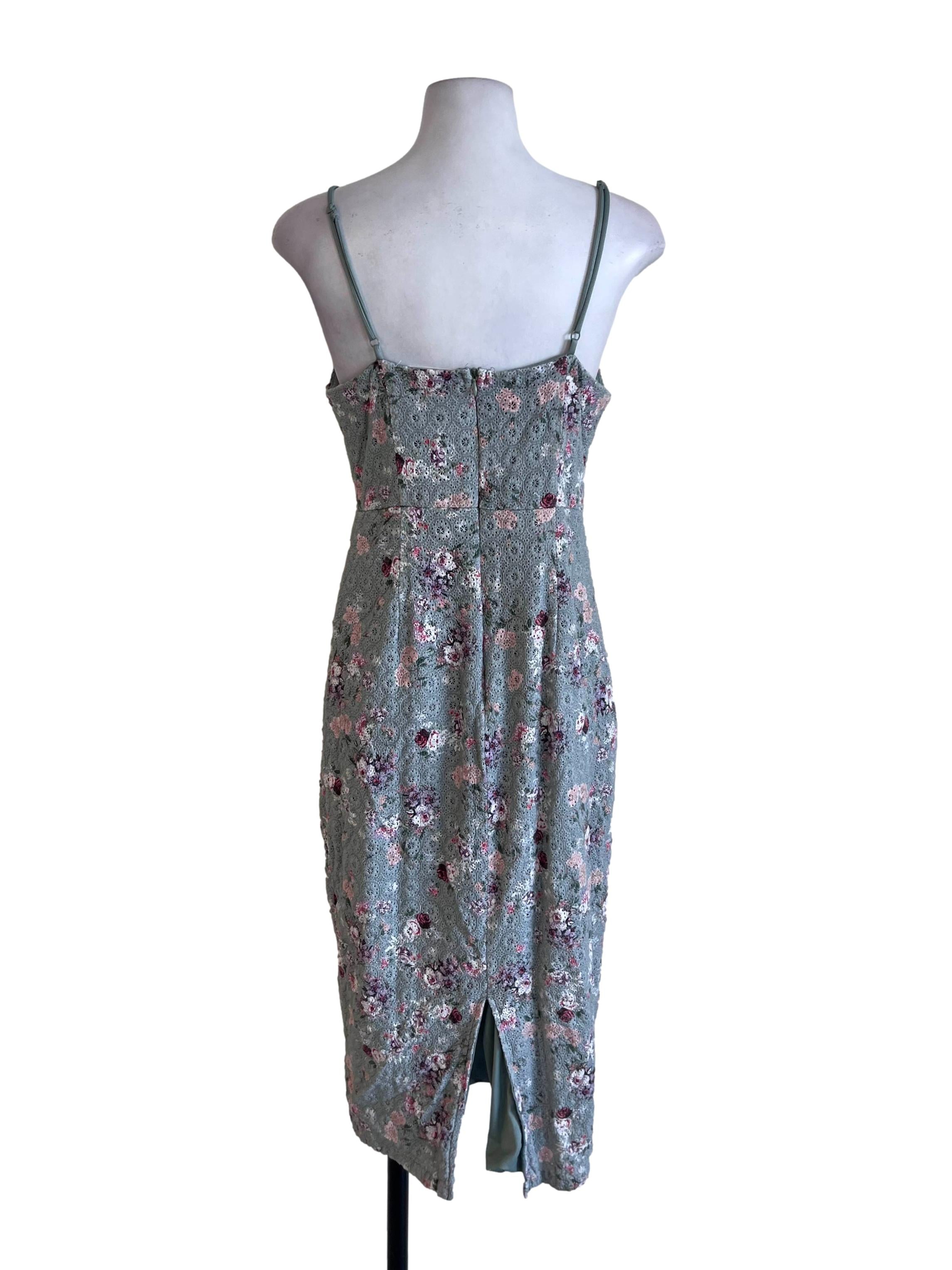 Sage Green Spaghetti Strap Slip Dress