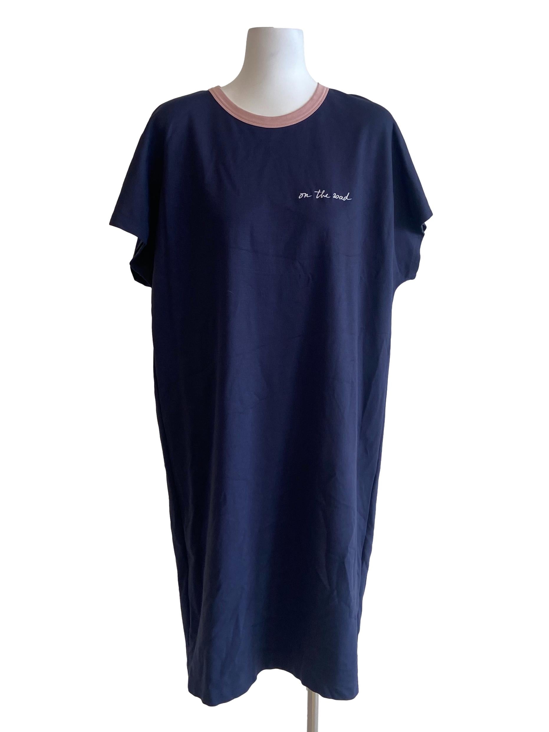 Purple Pink Batwing Sleeve Dress