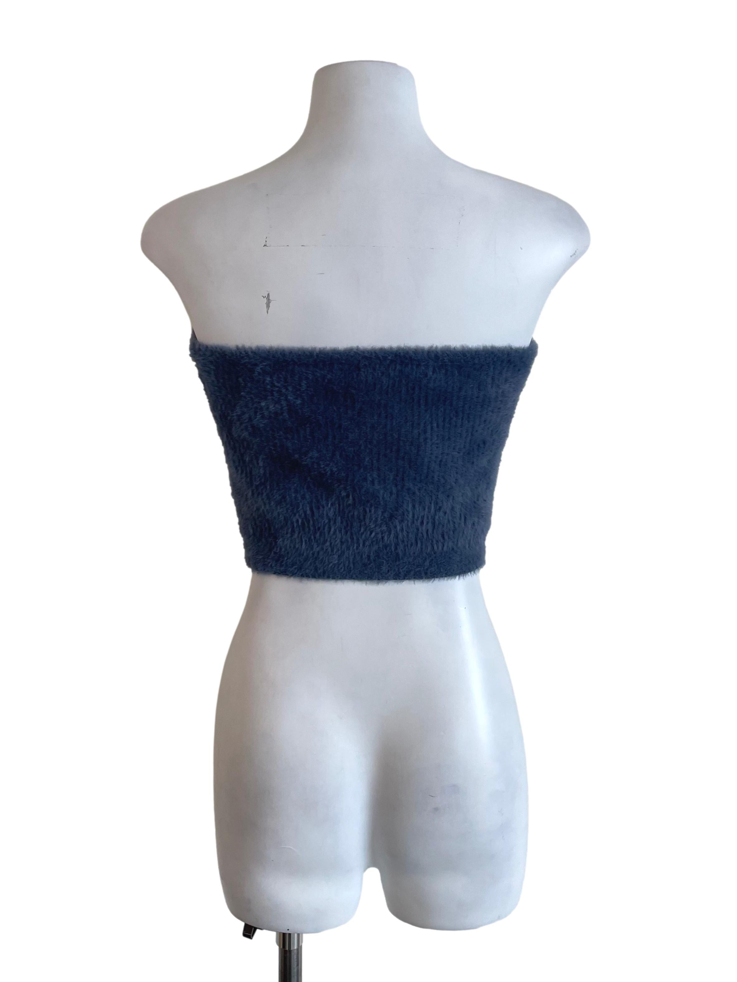 Aegean Fuzzy Strapless Top
