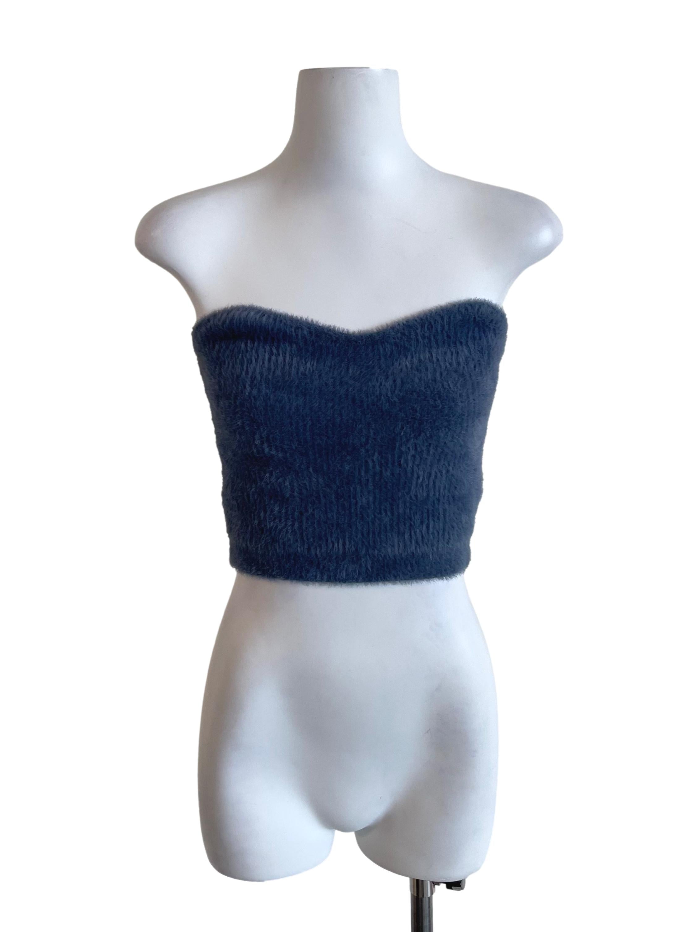Aegean Fuzzy Strapless Top