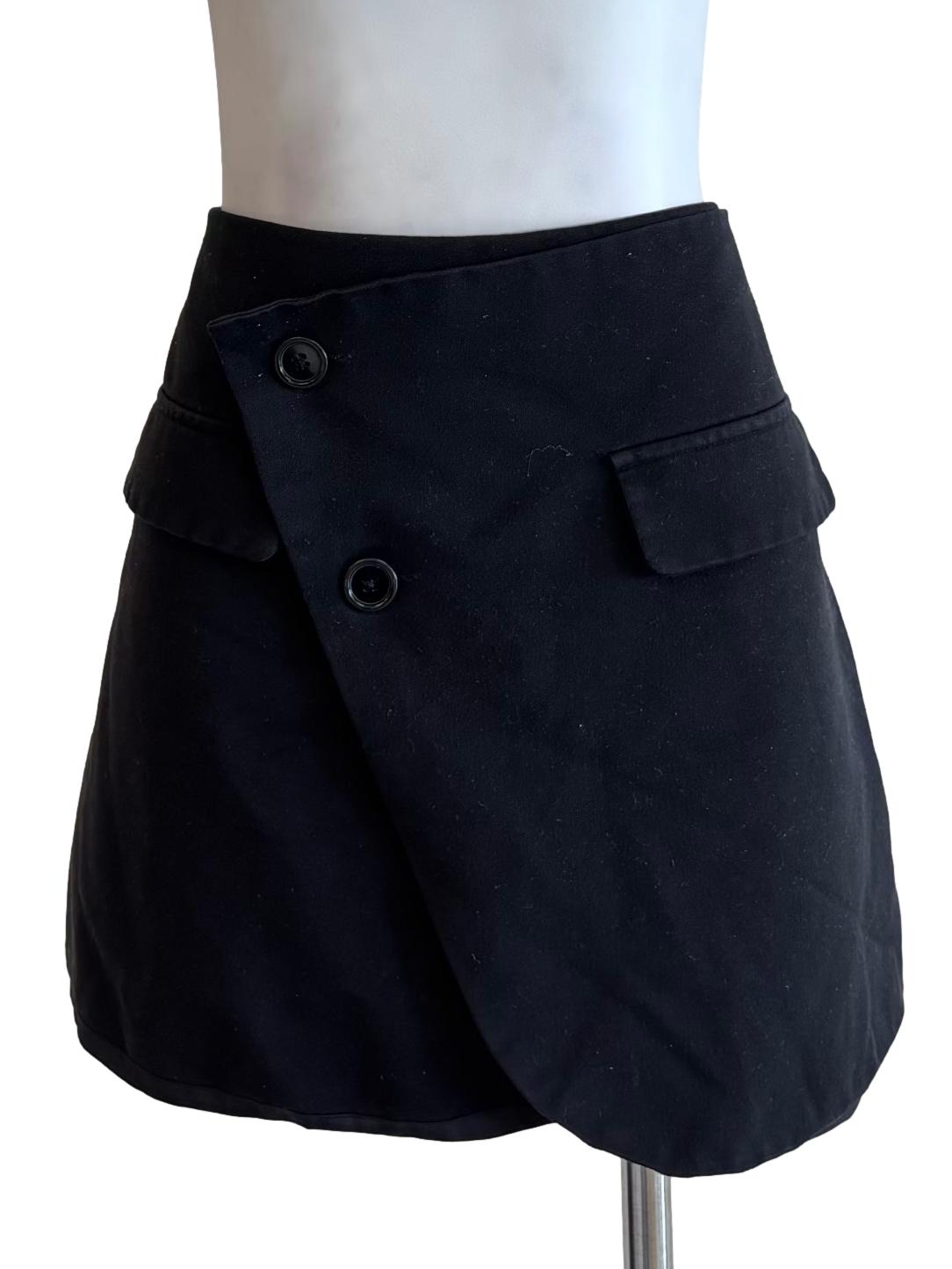 Soft Black Mini Skirt